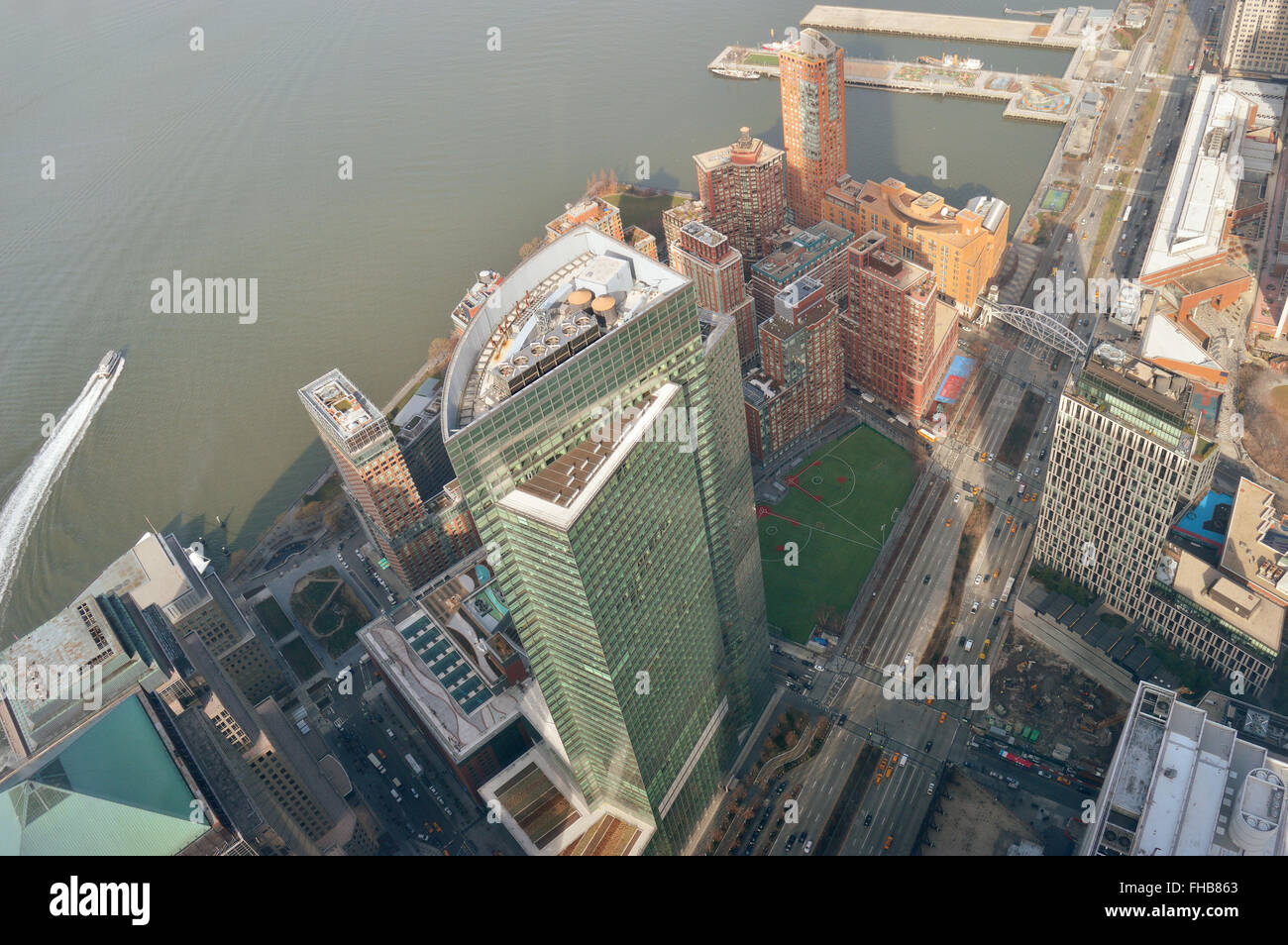 Aerial view of the New York City Stock Photo - Alamy