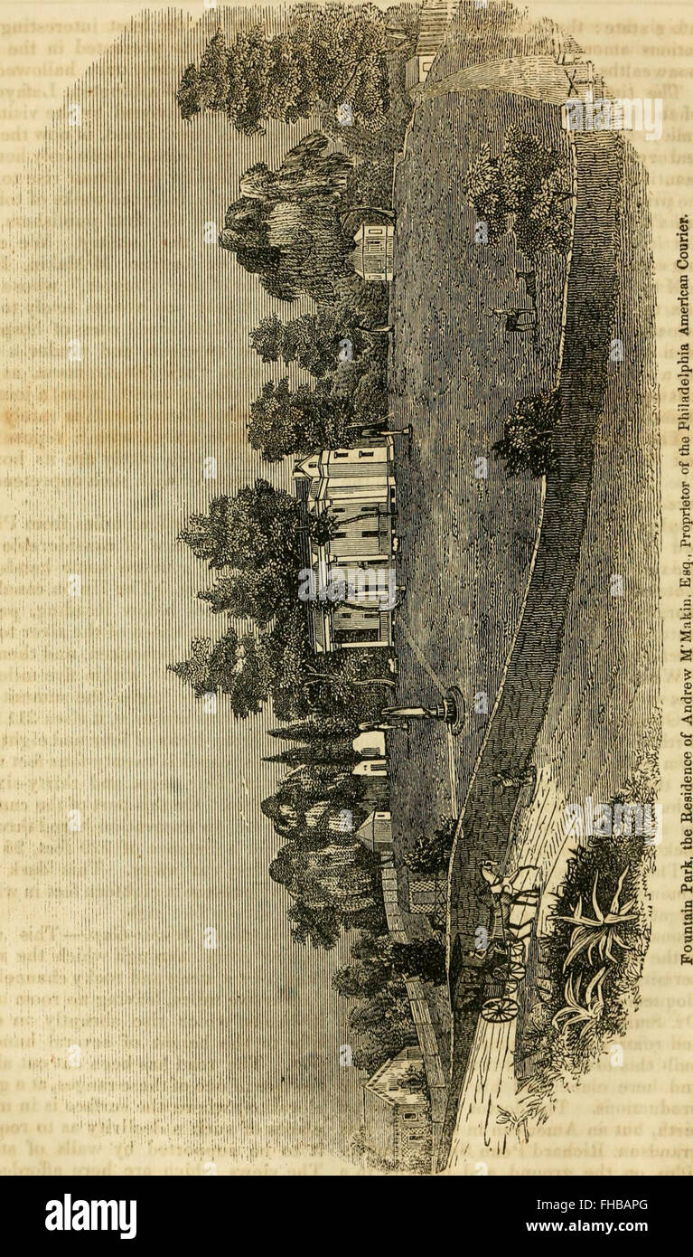 United States Map 1848 Stock Photos - A New And Popular Pictorial History Of The United States 1848 FHBAPG