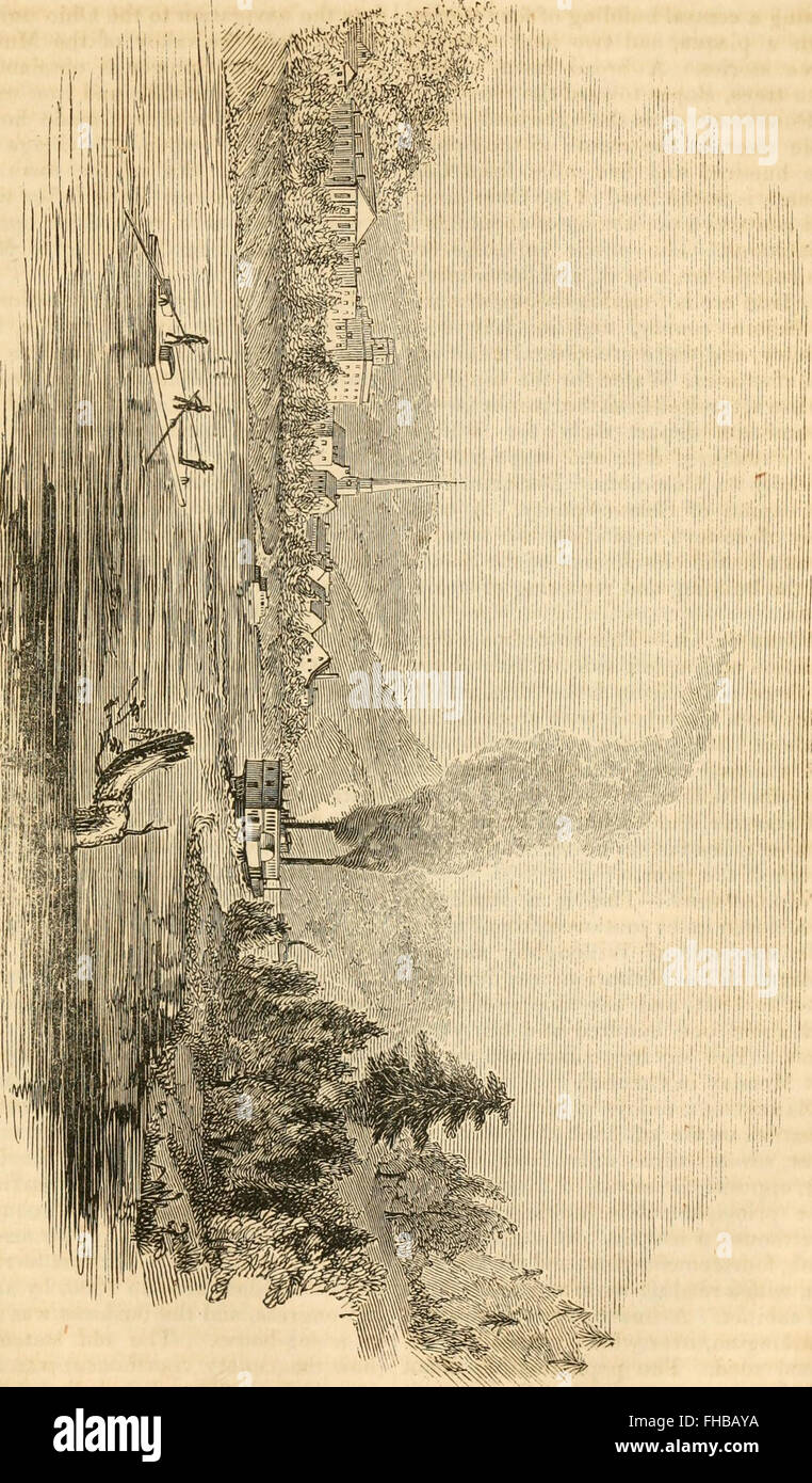 United States Map 1848 Stock Photos - A New And Popular Pictorial History Of The United States 1848 FHBAYA