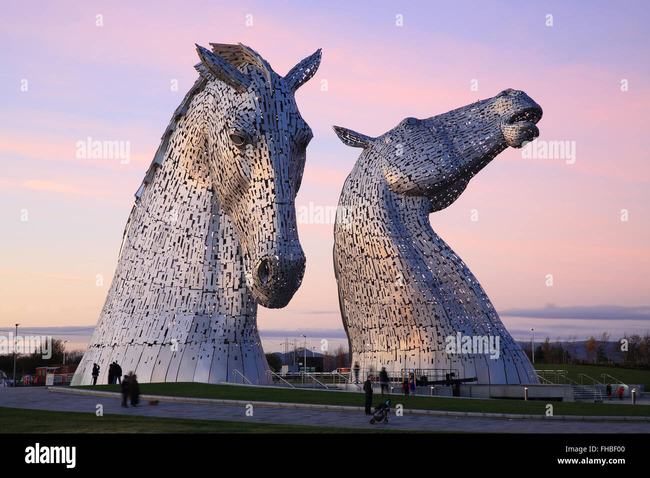 The kelpies the world s largest horse sculptures in falkirk scotland