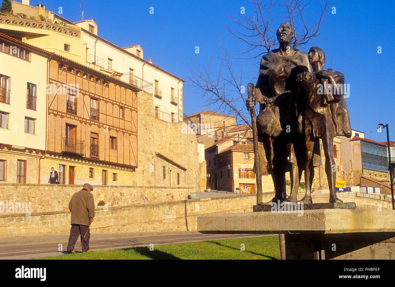 Monument to the anonymously written 16th century Spanish novella The