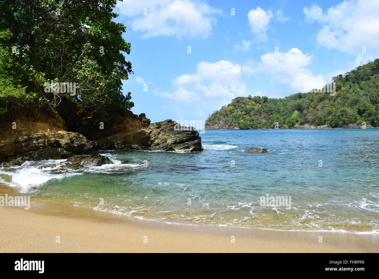 The beach at Englishman's Bay, Tobago Stock Photo Alamy