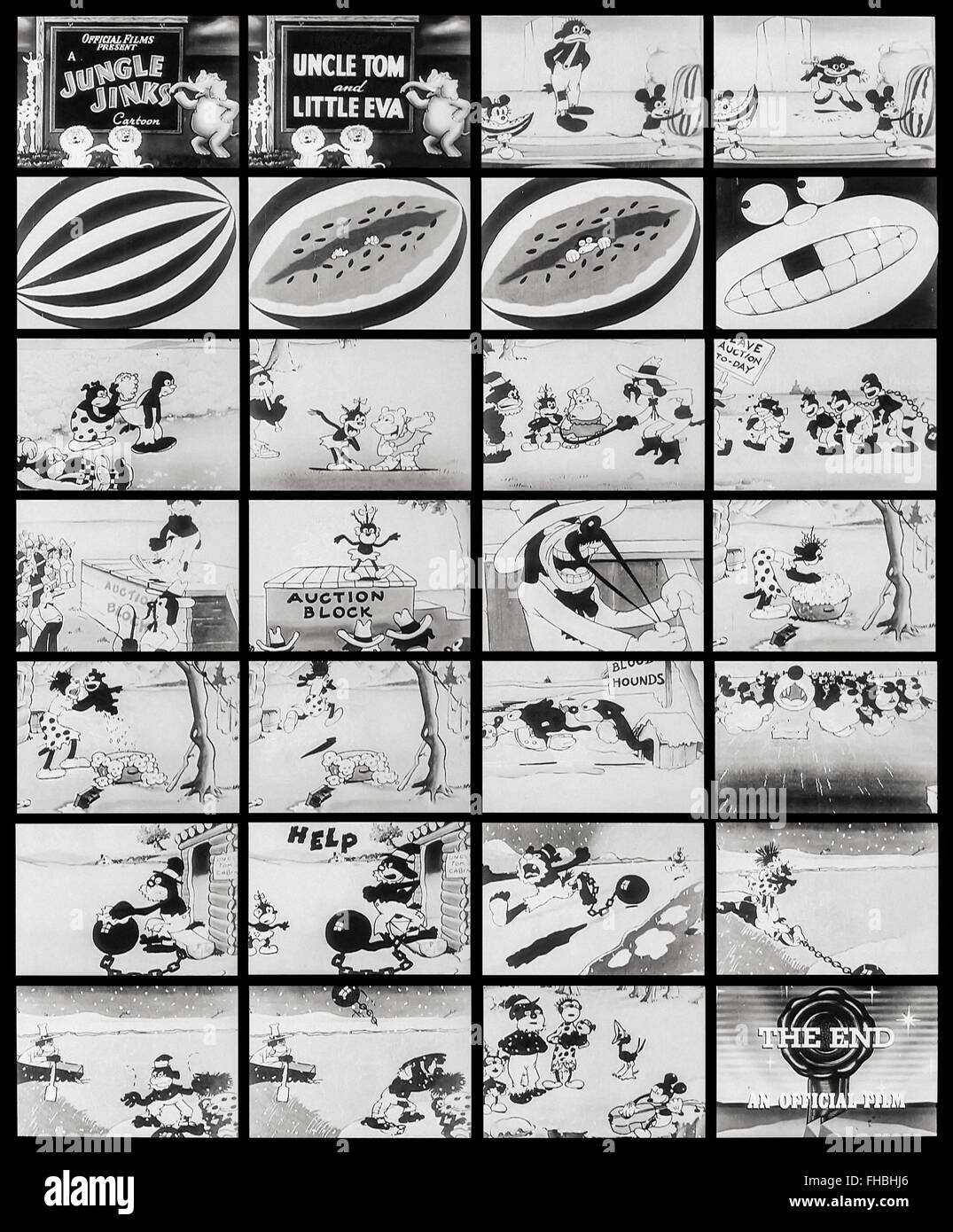 Uncle Tom & Little Eva , Cartoon (1932 Stock Photo - Alamy Uncle Tom & Little Eva , Cartoon (1932 Stock Photo - Alamy