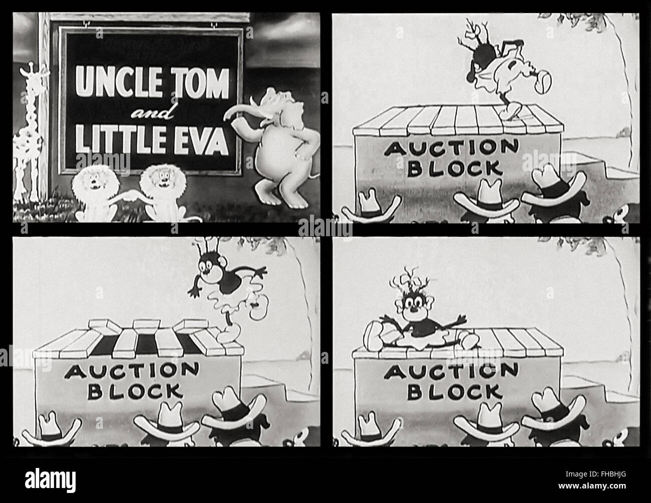 Uncle Tom & Little Eva , Cartoon (1932 Stock Photo - Alamy
