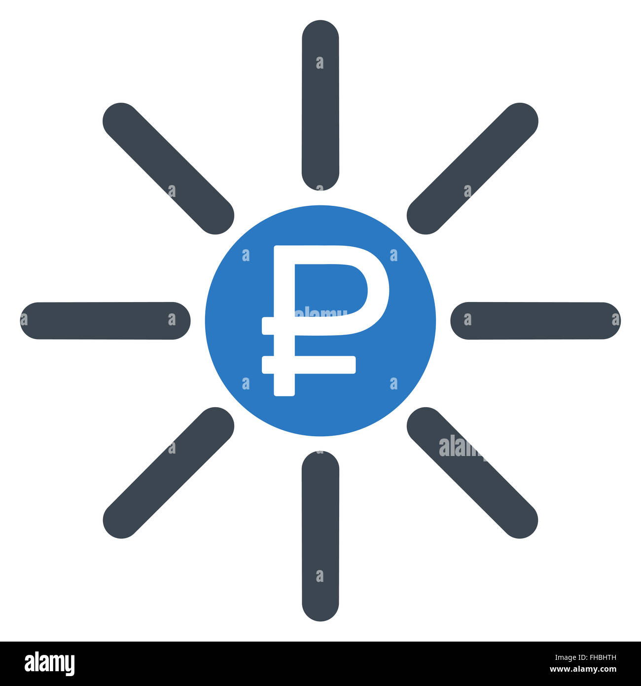 Rouble Source Icon Stock Photo - Alamy