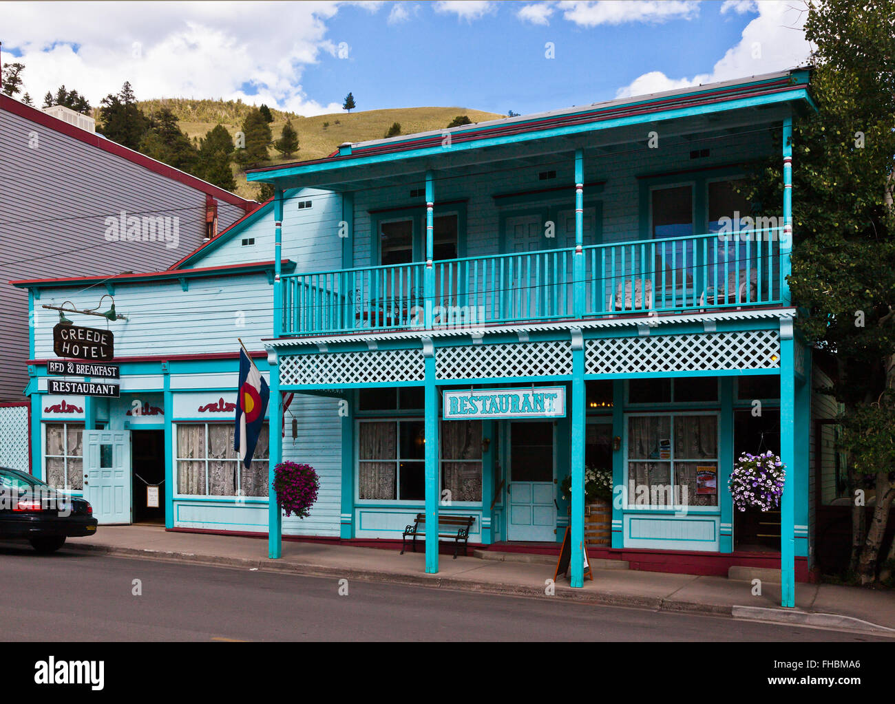 A RESTAURANT on the main street of CREEDE COLORADO, a silver mining