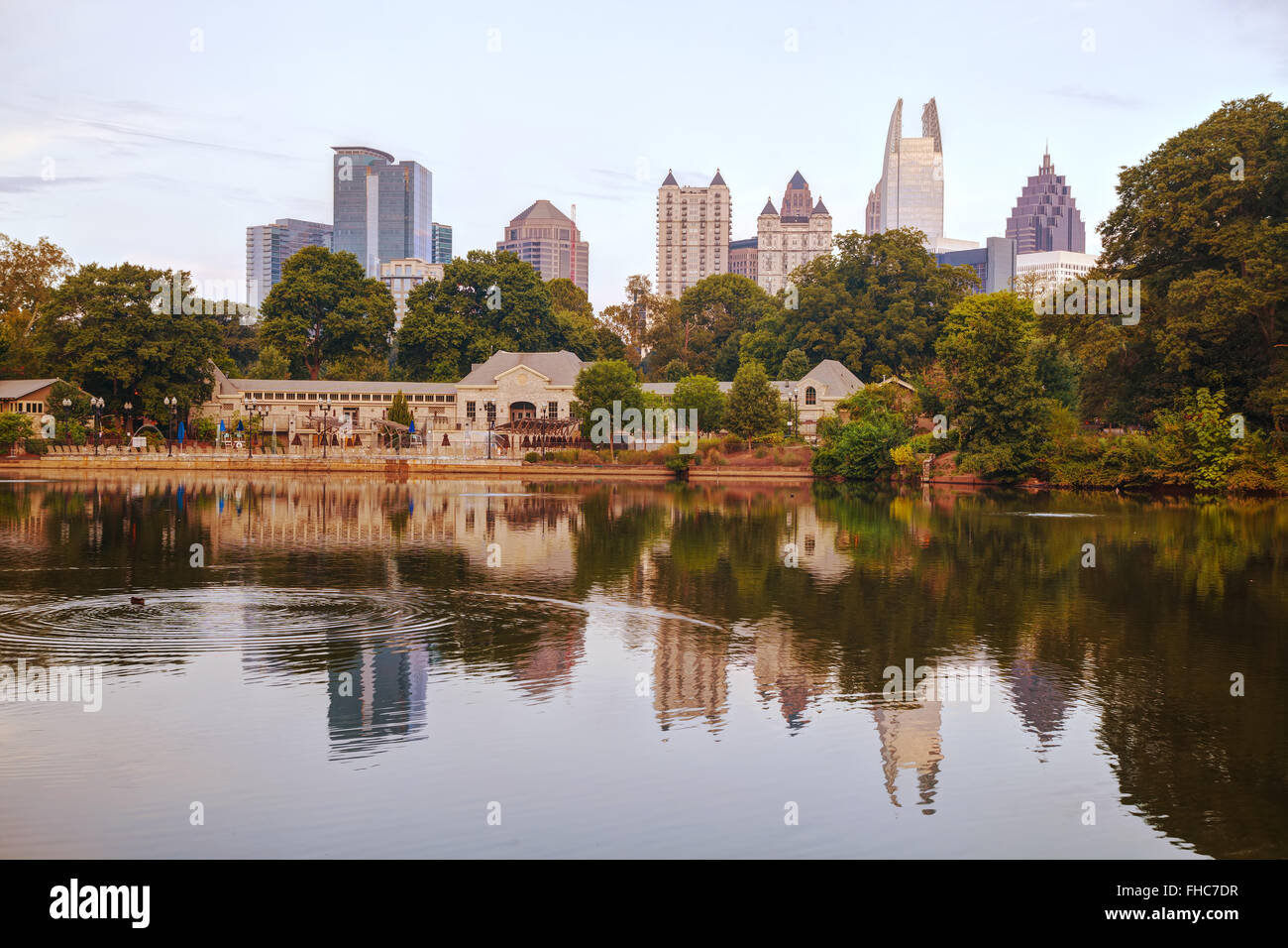 Midtown Atlanta, at the sunrise time Stock Photo Alamy