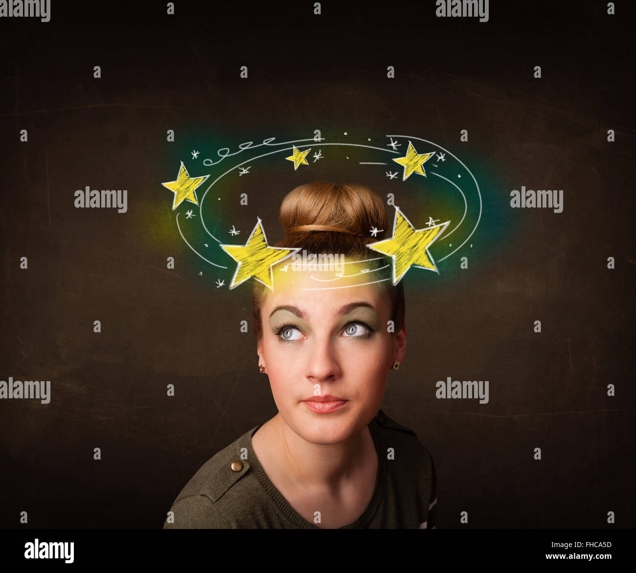 Seeing stars dizzy hires stock photography and images Alamy