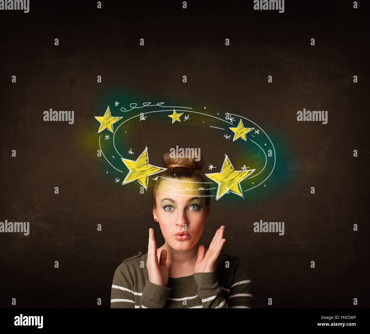 Seeing stars dizzy hires stock photography and images Alamy