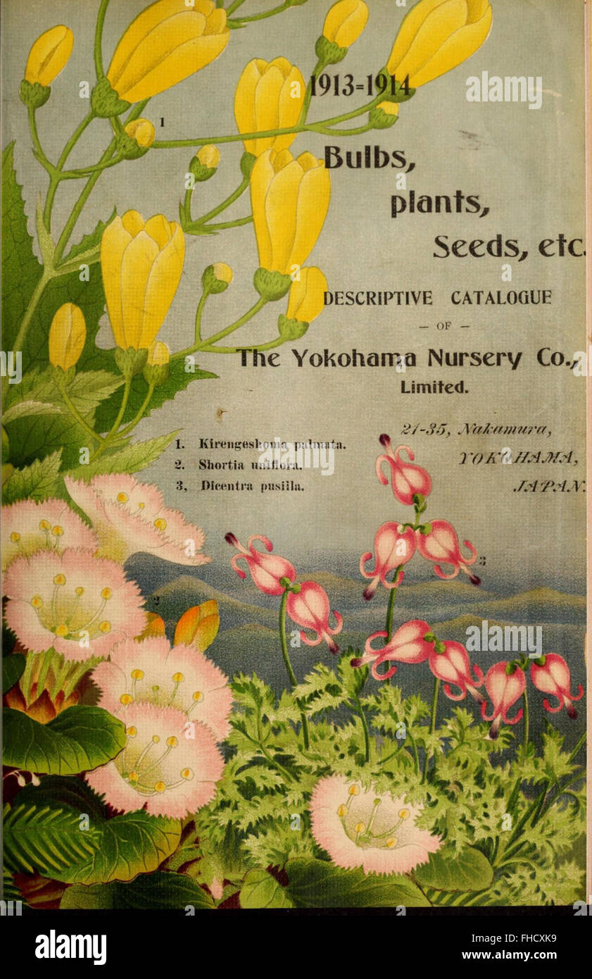 A comprehensive catalog of ornamental and flowering plants, including