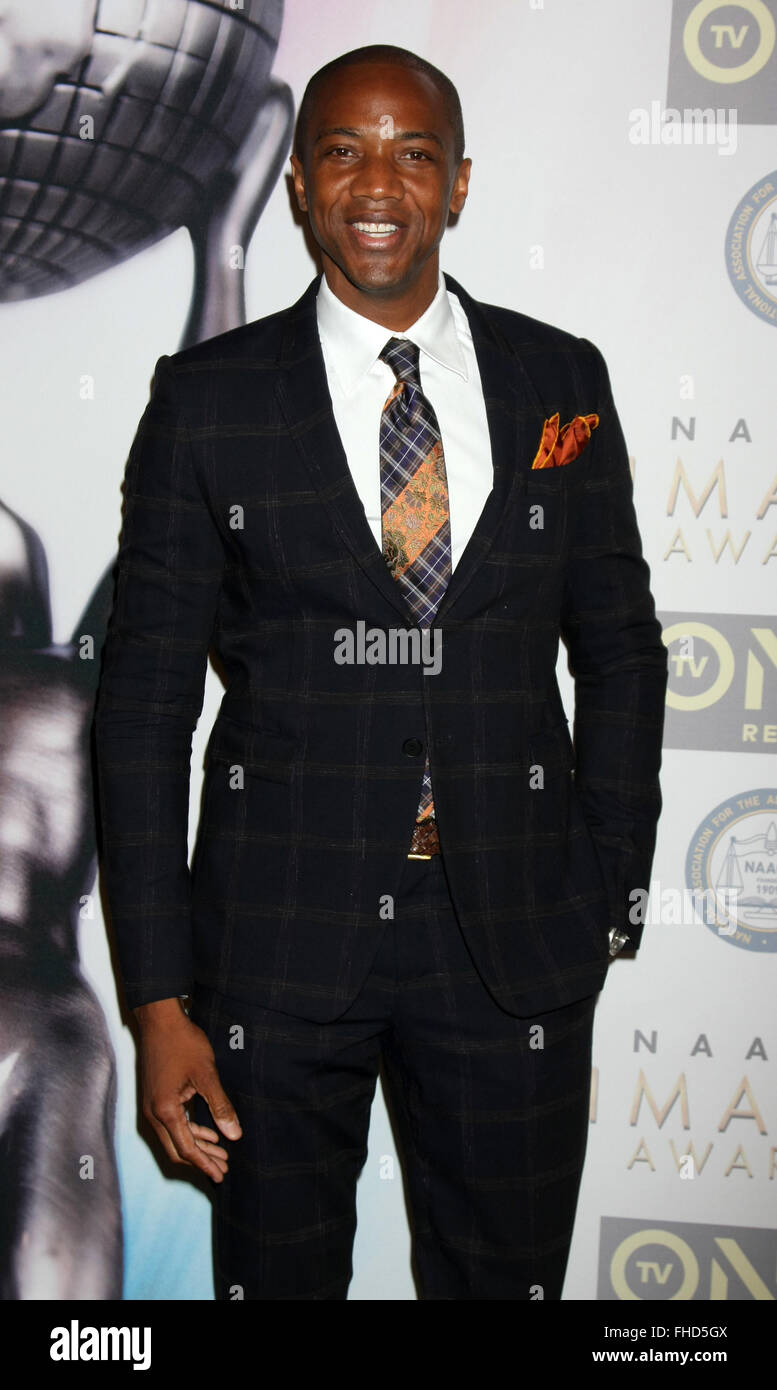 47th NAACP Image Awards Nominees Luncheon at the Beverly Hilton Hotel - Arrivals  Featuring: J August Richards Where: Beverly Hills, California, United States When: 23 Jan 2016 Stock Photo