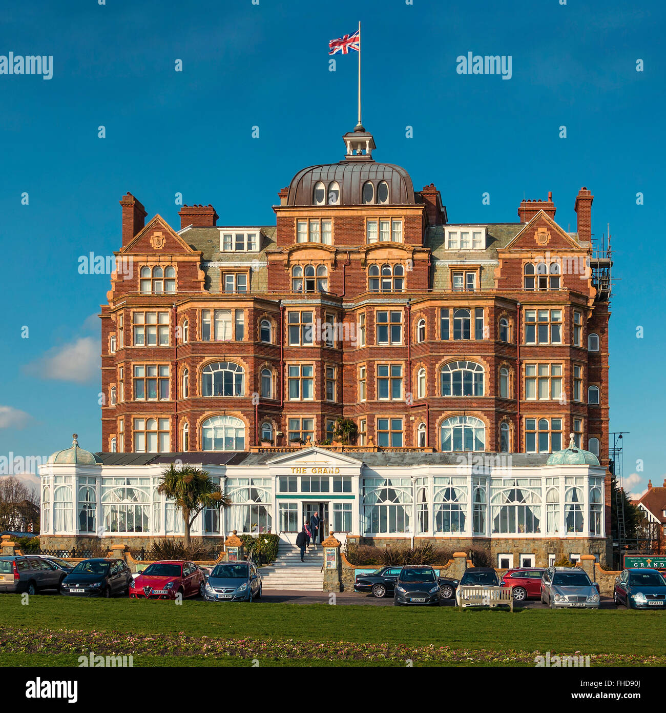 The Grand Hotel The Less Folkestone Kent UK Stock Photo