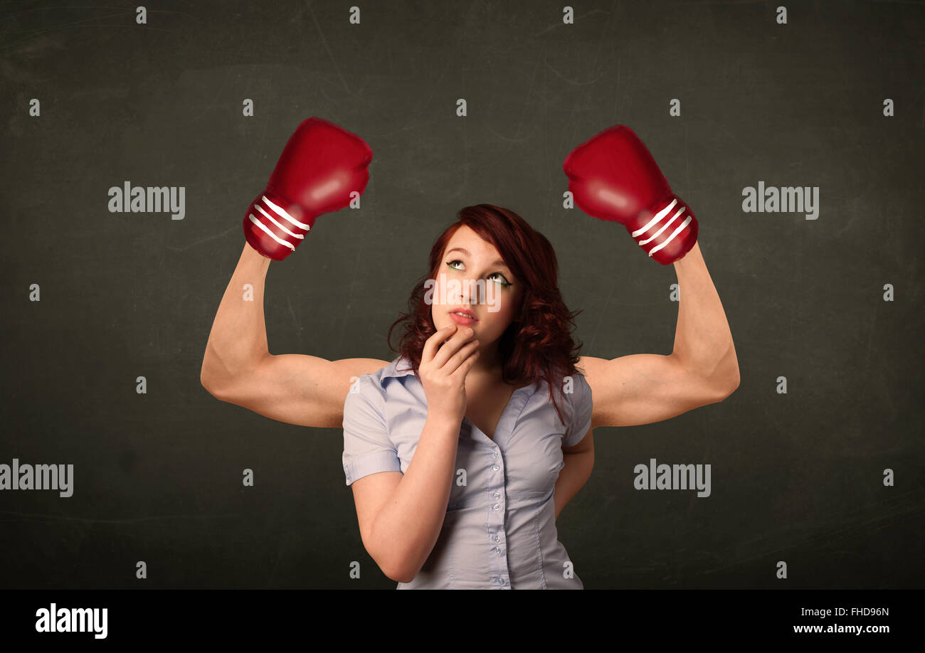 Strong and muscled boxer arms Stock Photo Alamy