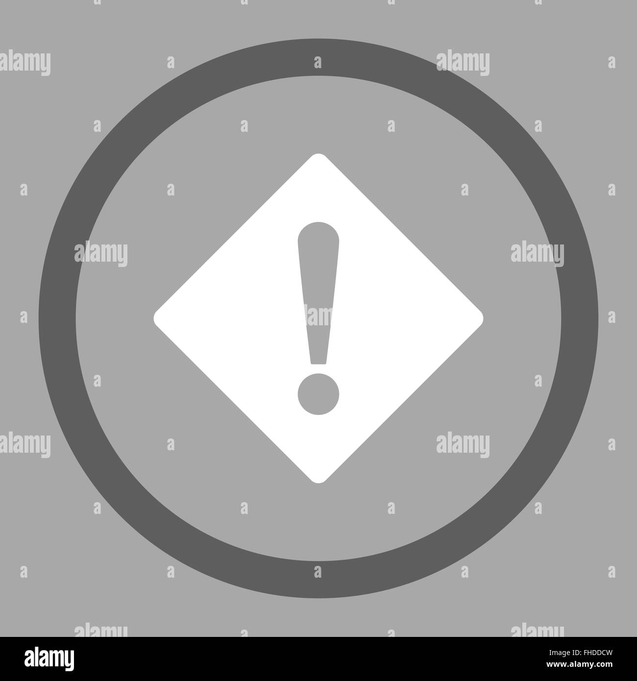 Error flat dark gray and white colors rounded raster icon Stock Photo ...