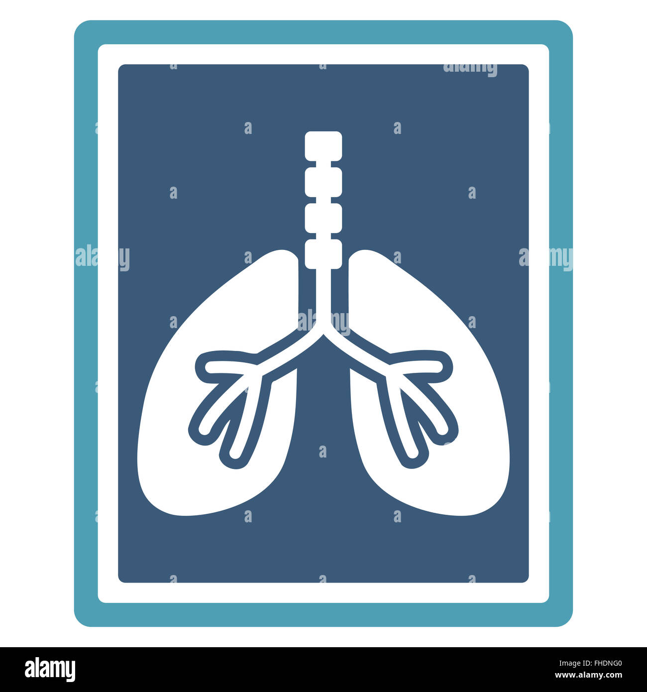 Lungs X-Ray Photo Icon Stock Photo - Alamy