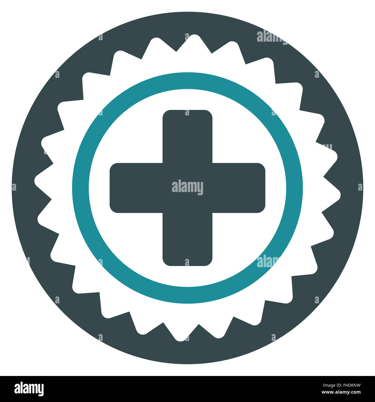Medical Stamp Icon Stock Photo - Alamy