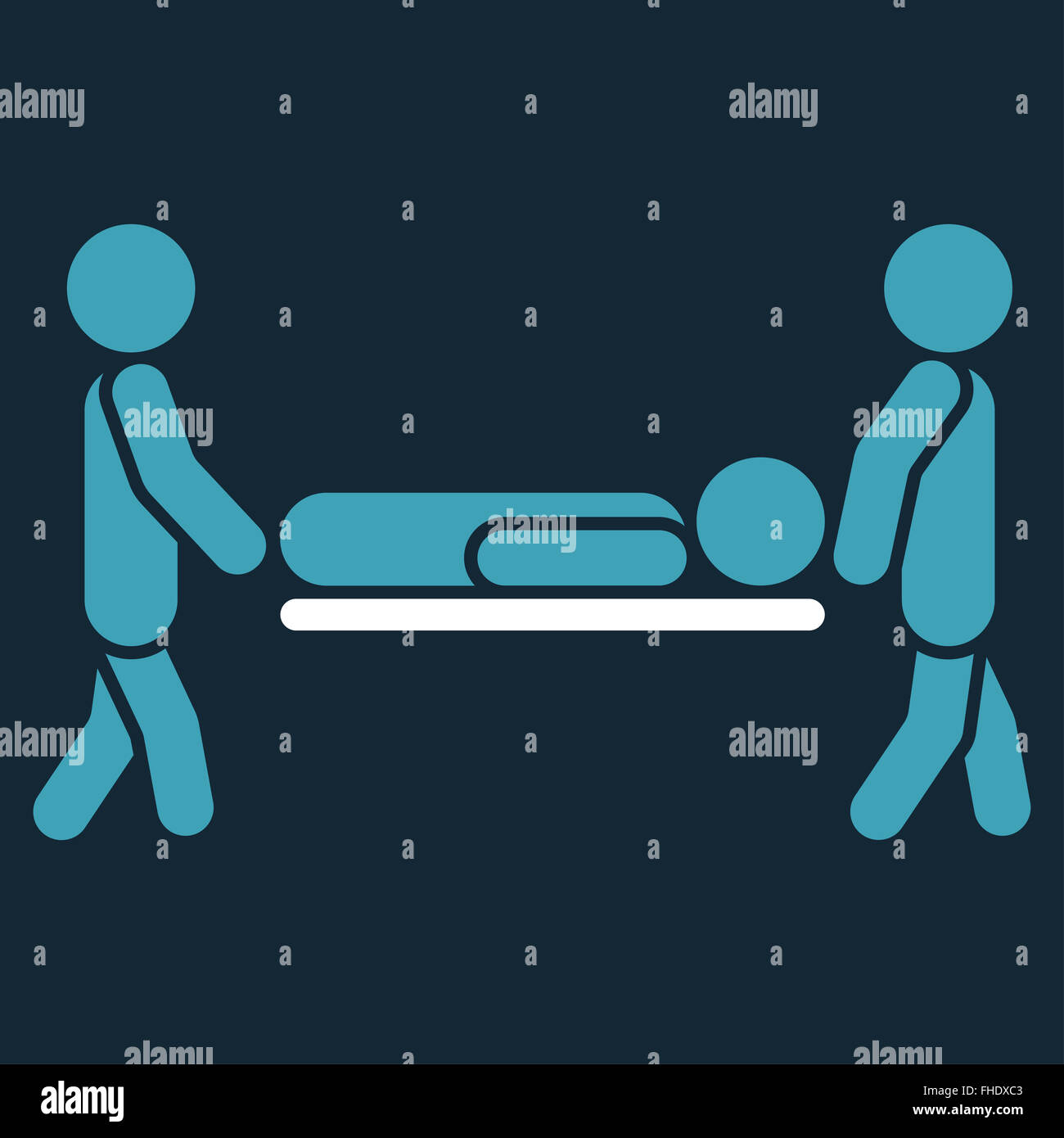 Patient Stretcher Icon Stock Photo Alamy