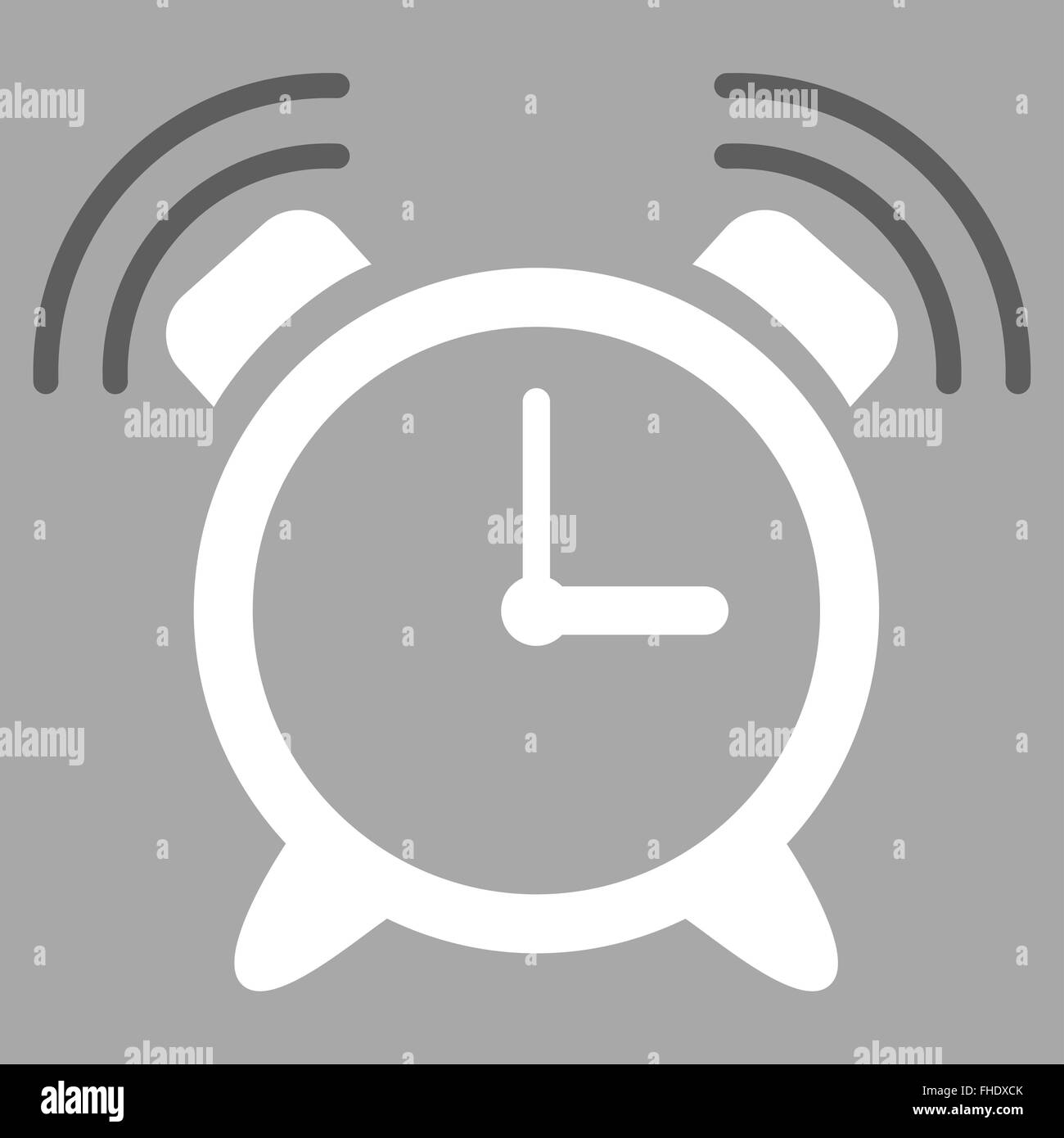 Alarm Clock Ring Vector Icon Stock Photo - Alamy