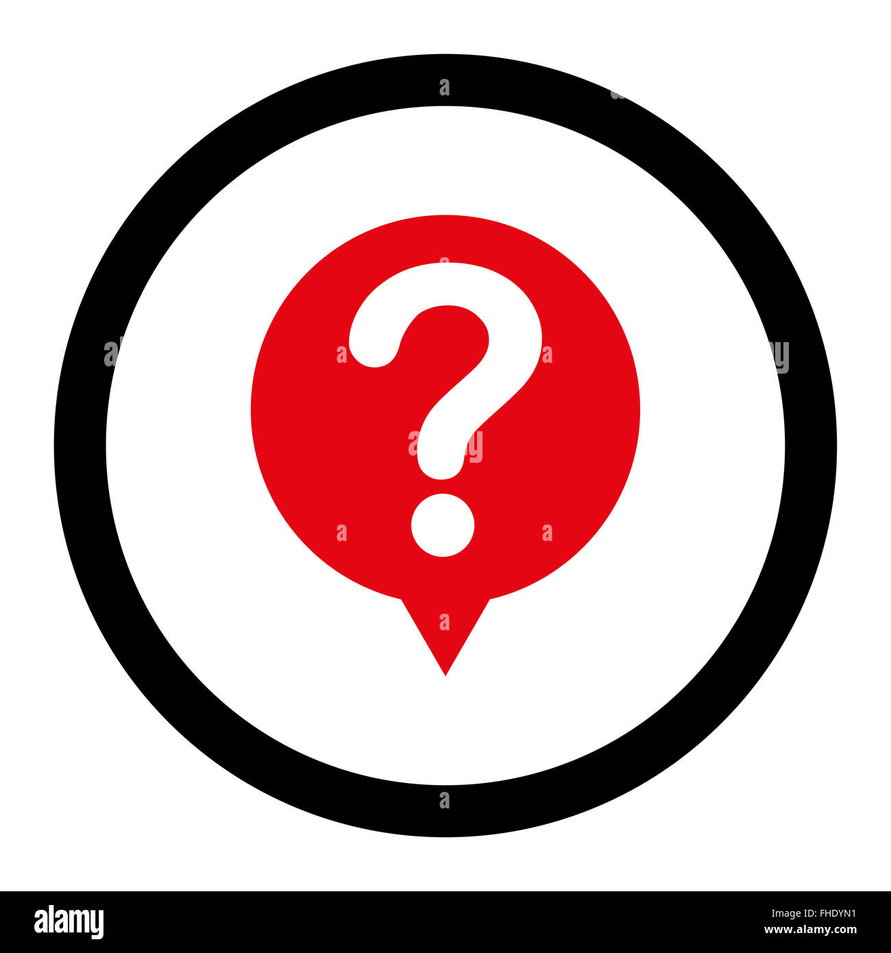 Status flat intensive red and black colors rounded vector icon Stock ...