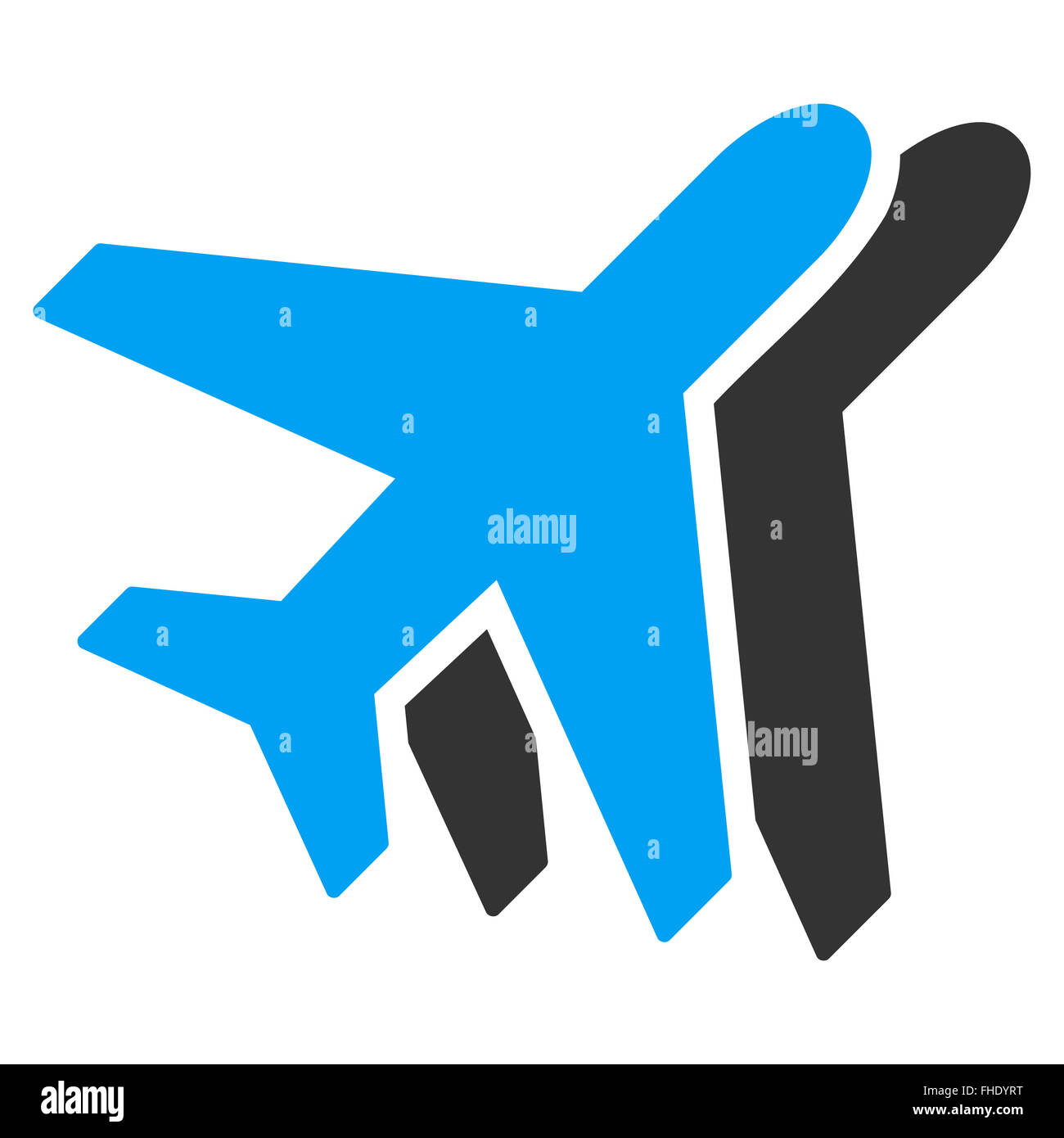 Airlines Flat Icon Stock Photo - Alamy