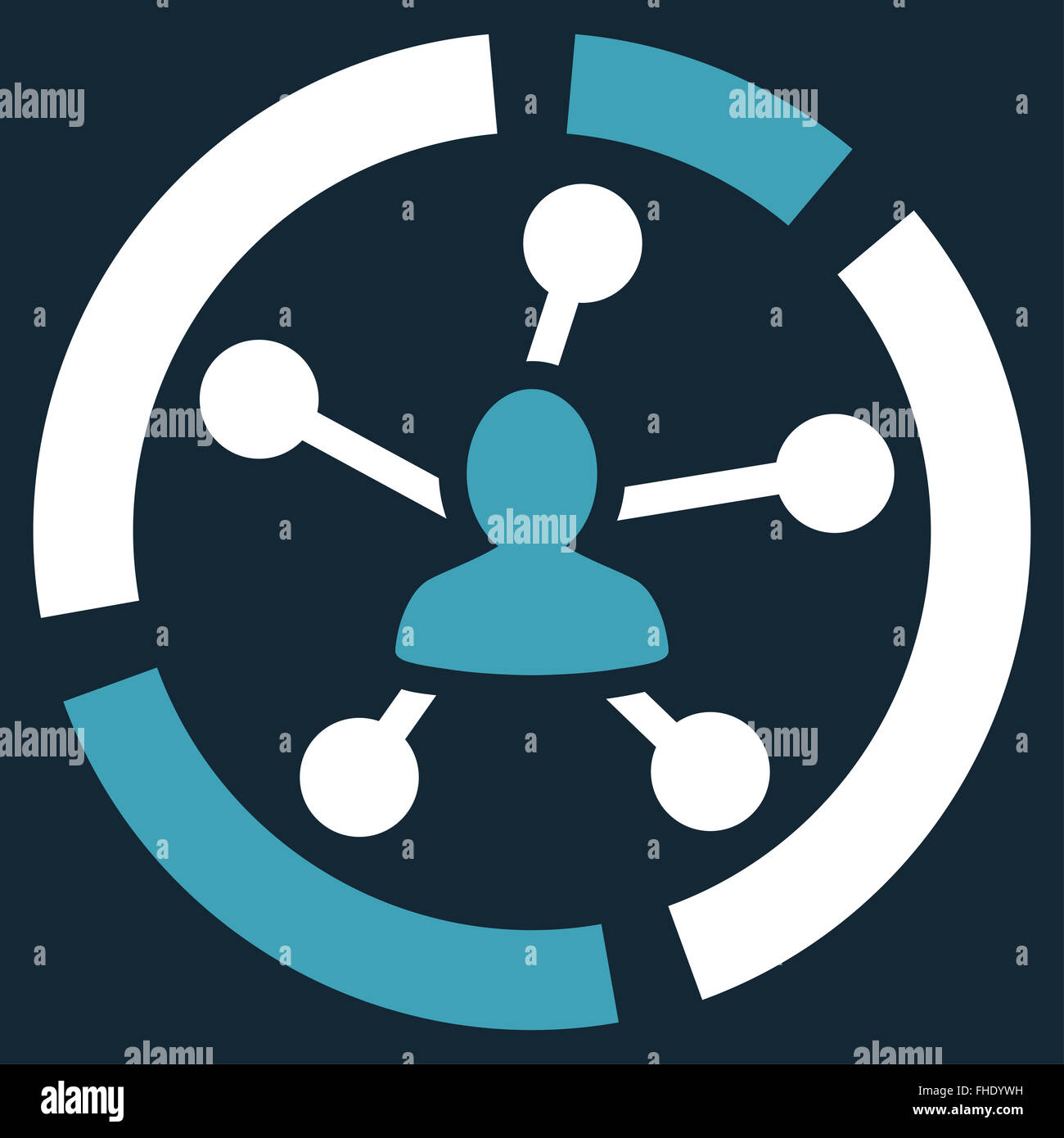 Relations diagram icon from Business Bicolor Set Stock Photo - Alamy