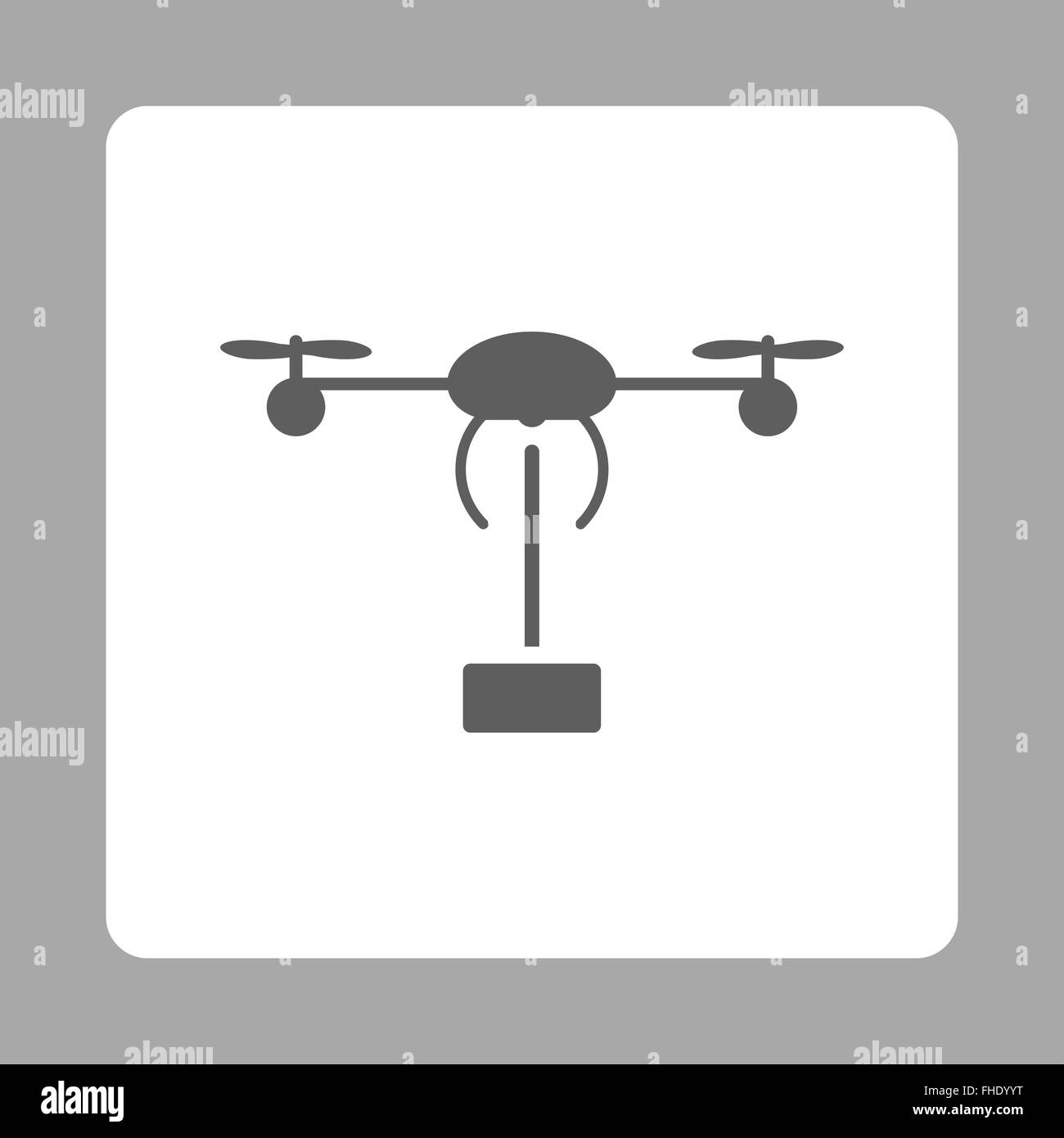 Copter shipment icon Stock Photo - Alamy
