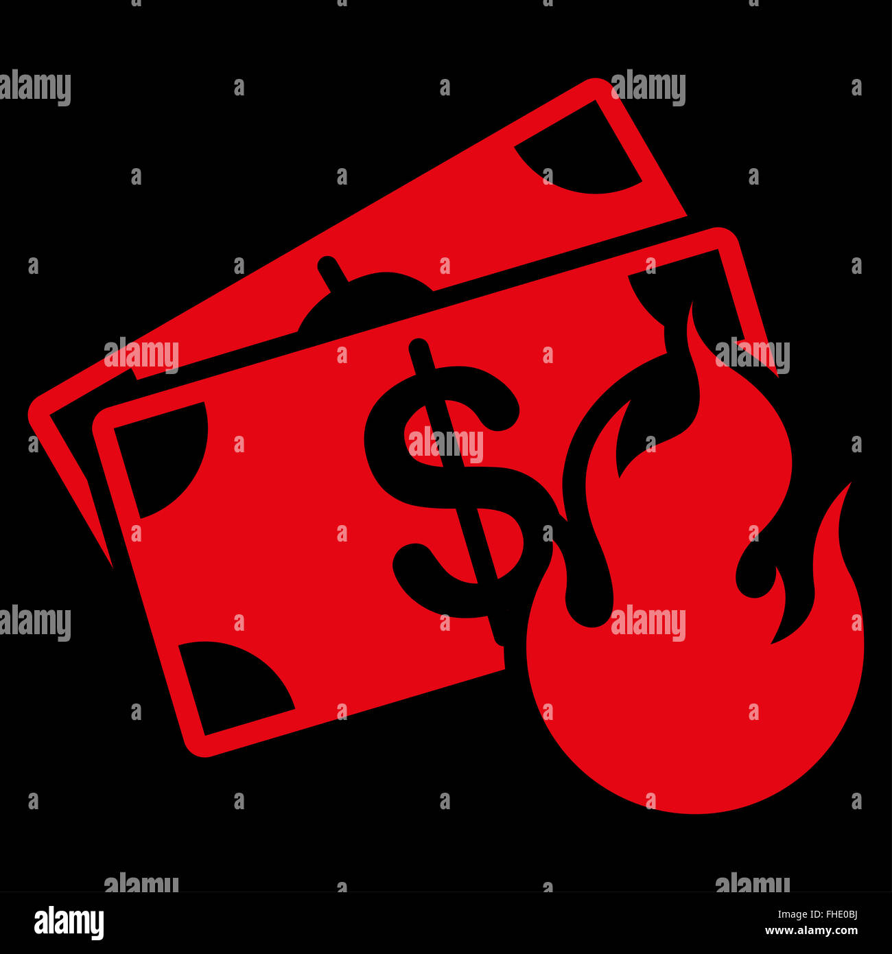 Fire Accident Icon from Commerce Set Stock Photo - Alamy