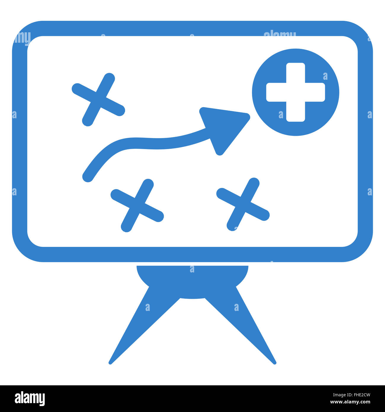 Health Strategy Icon Stock Photo - Alamy