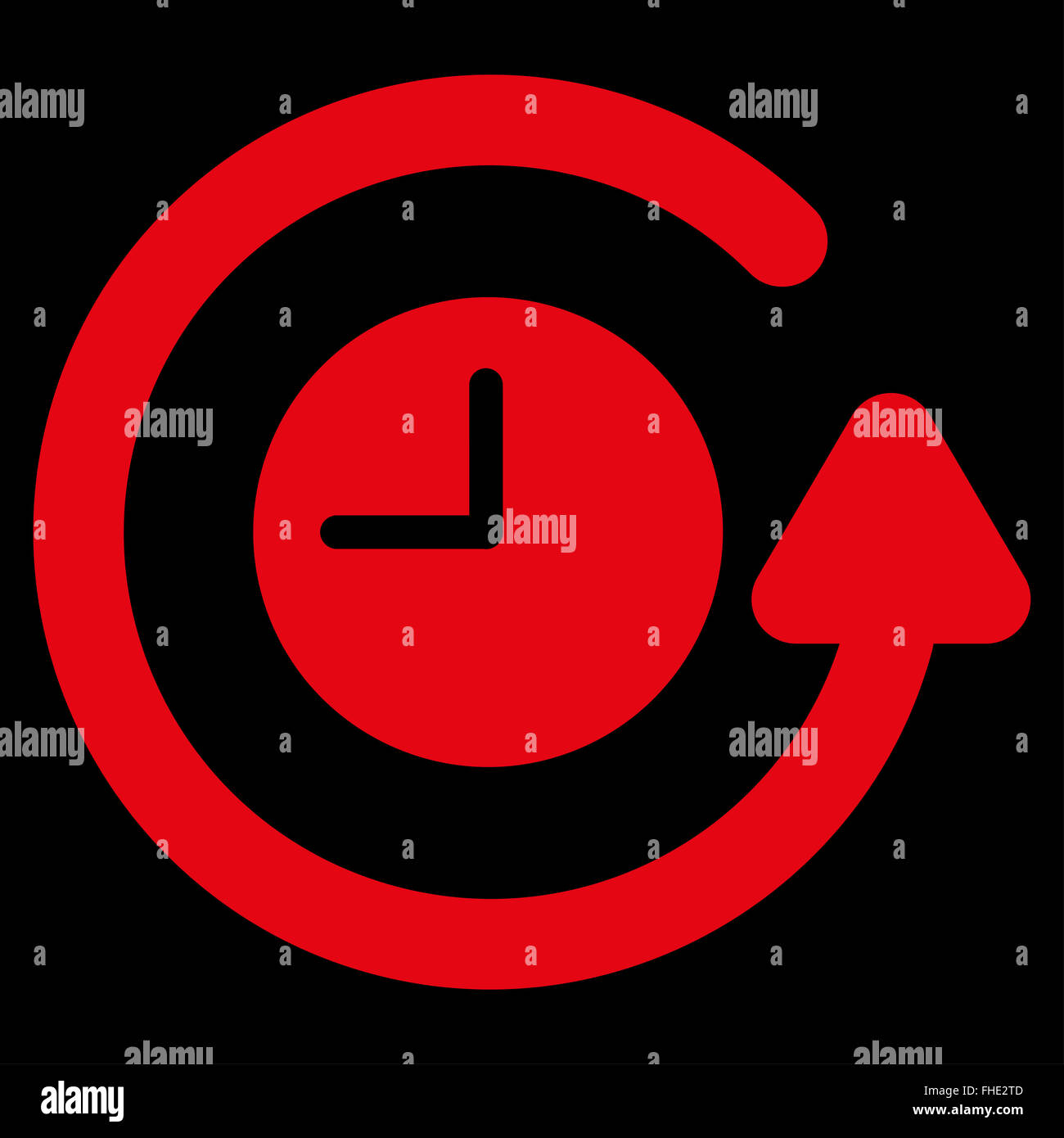 Restore Clock Icon Stock Photo Alamy