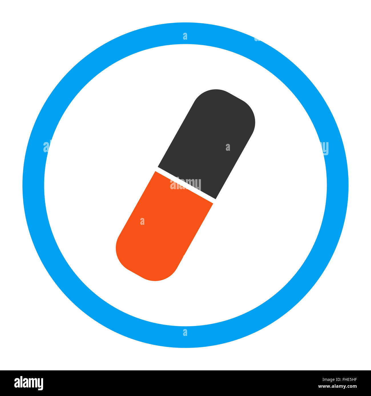 Capsule Rounded Vector Icon Stock Photo - Alamy