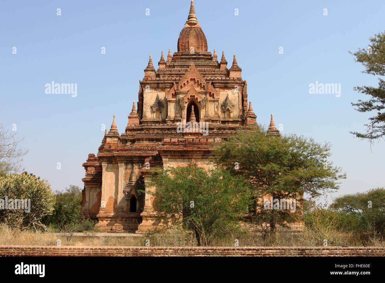 old Buddhist temples and pagodas in Bagan, Myanmar Stock Photo - Alamy