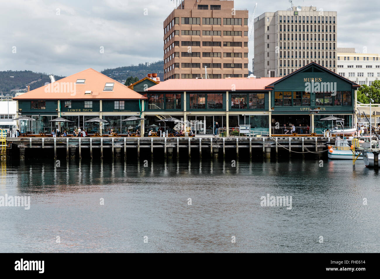 Australia hobart franklin restaurant hires stock photography and
