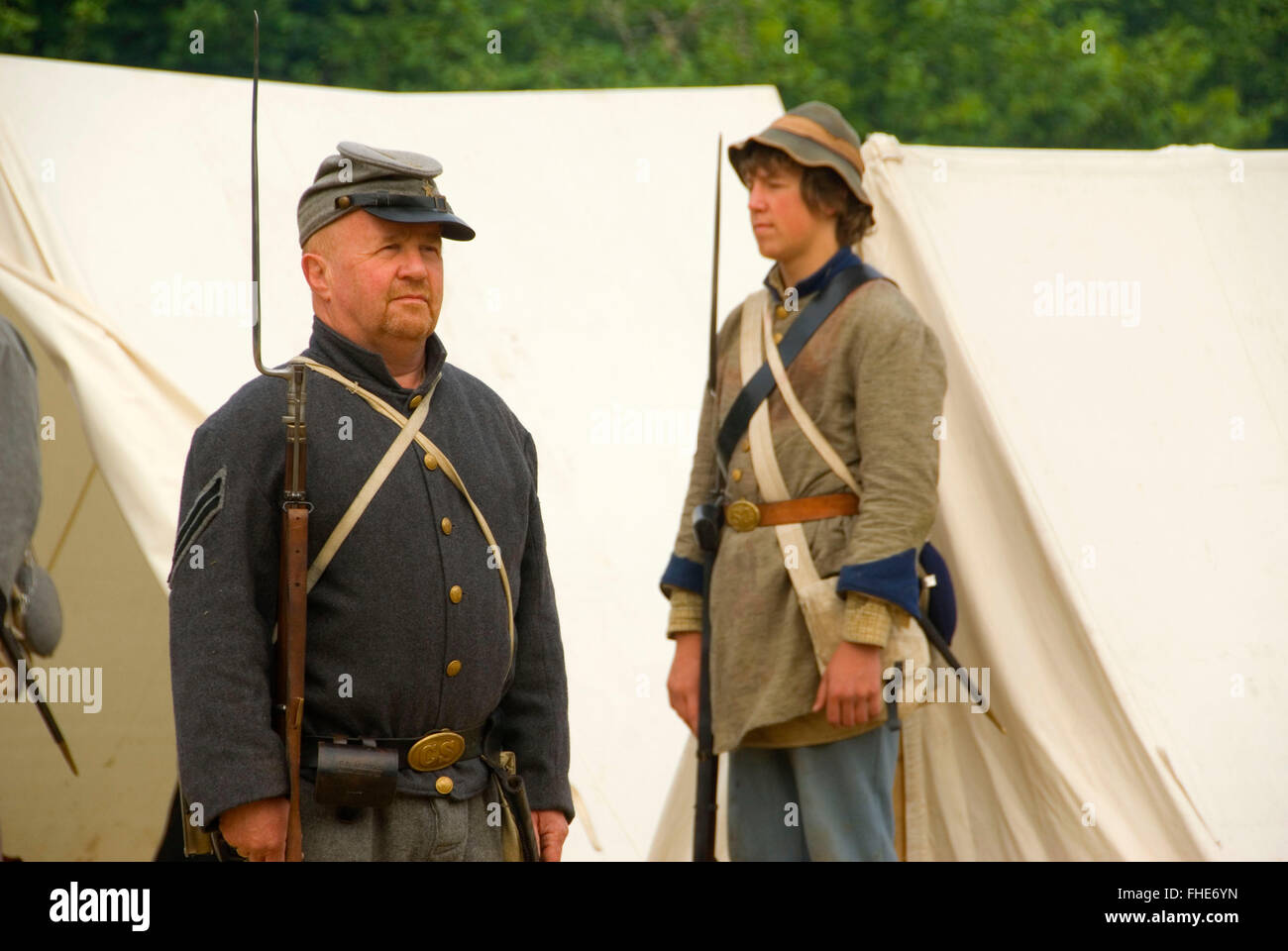Confederate soldier civil war hi-res stock photography and images - Alamy