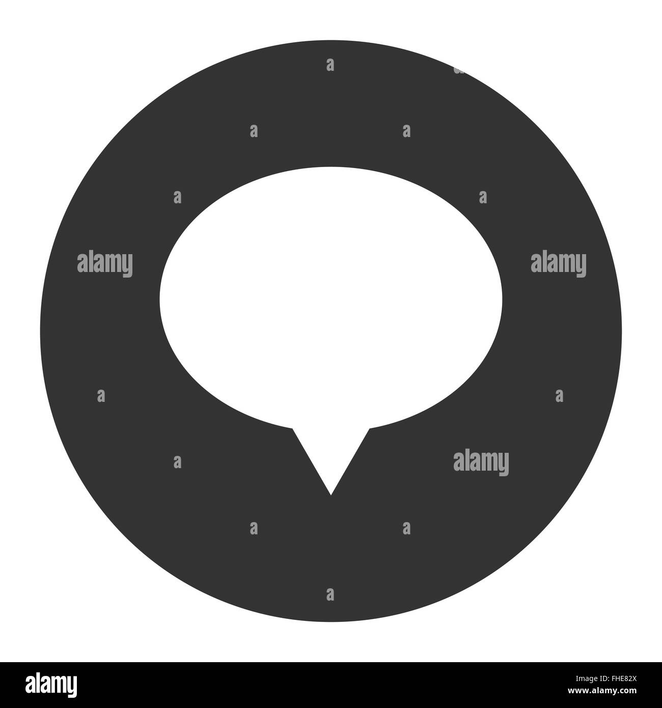 Banner flat white and gray colors round button Stock Photo - Alamy