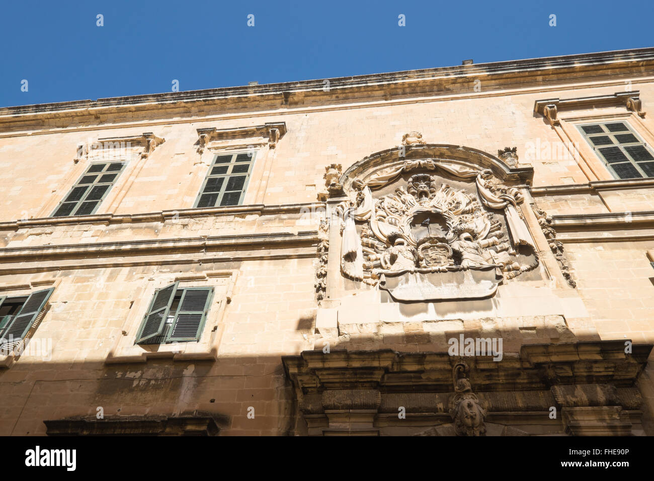 Malta Tourist Office building in Valletta,Malta Stock Photo Alamy