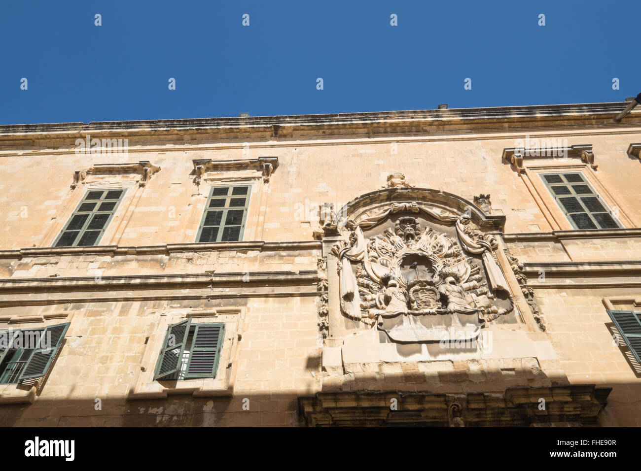 Malta Tourist Office building in Valletta,Malta Stock Photo - Alamy