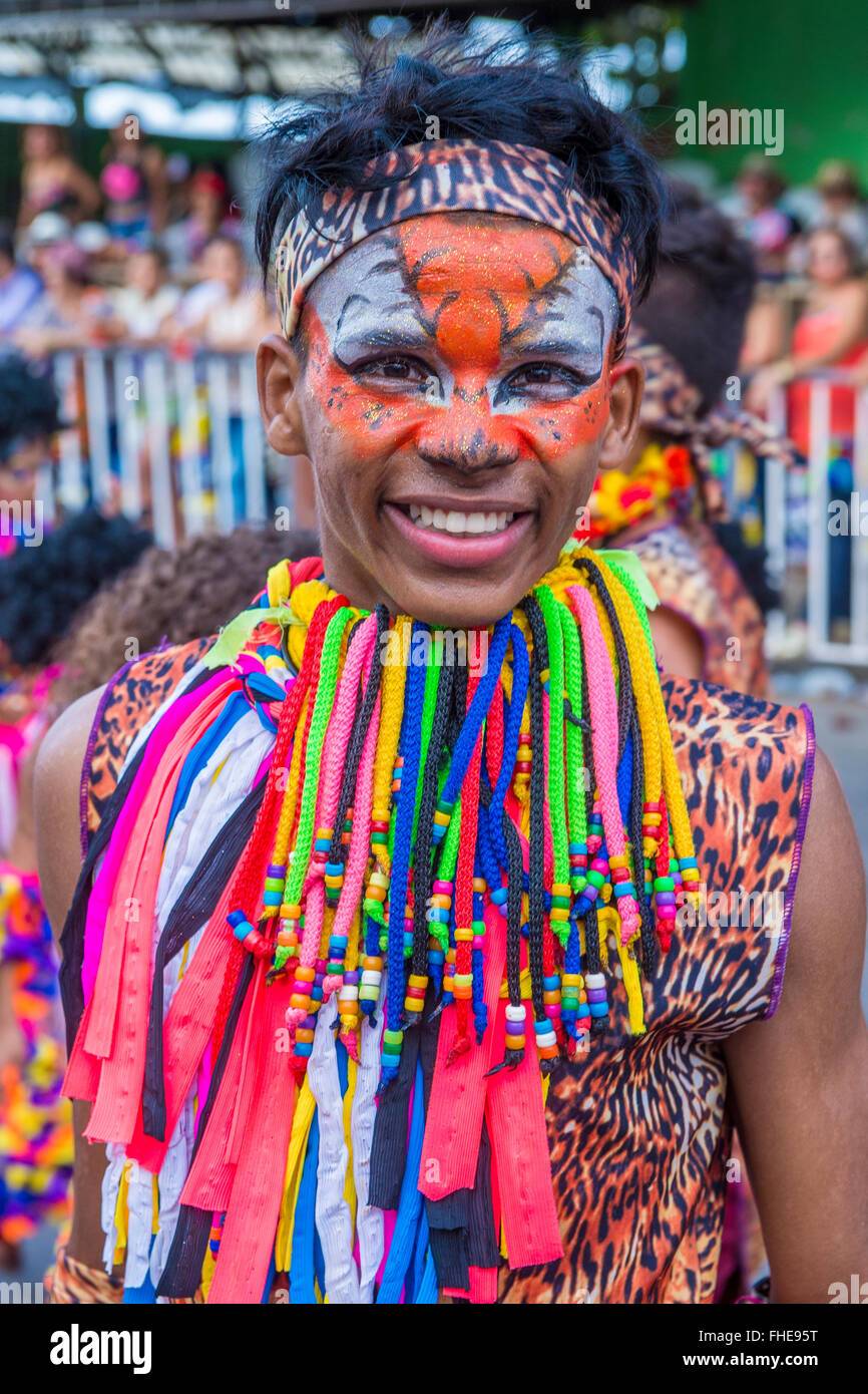 Participant in the Barranquilla Carnival in Barranquilla , Colombia Stock Photo Alamy