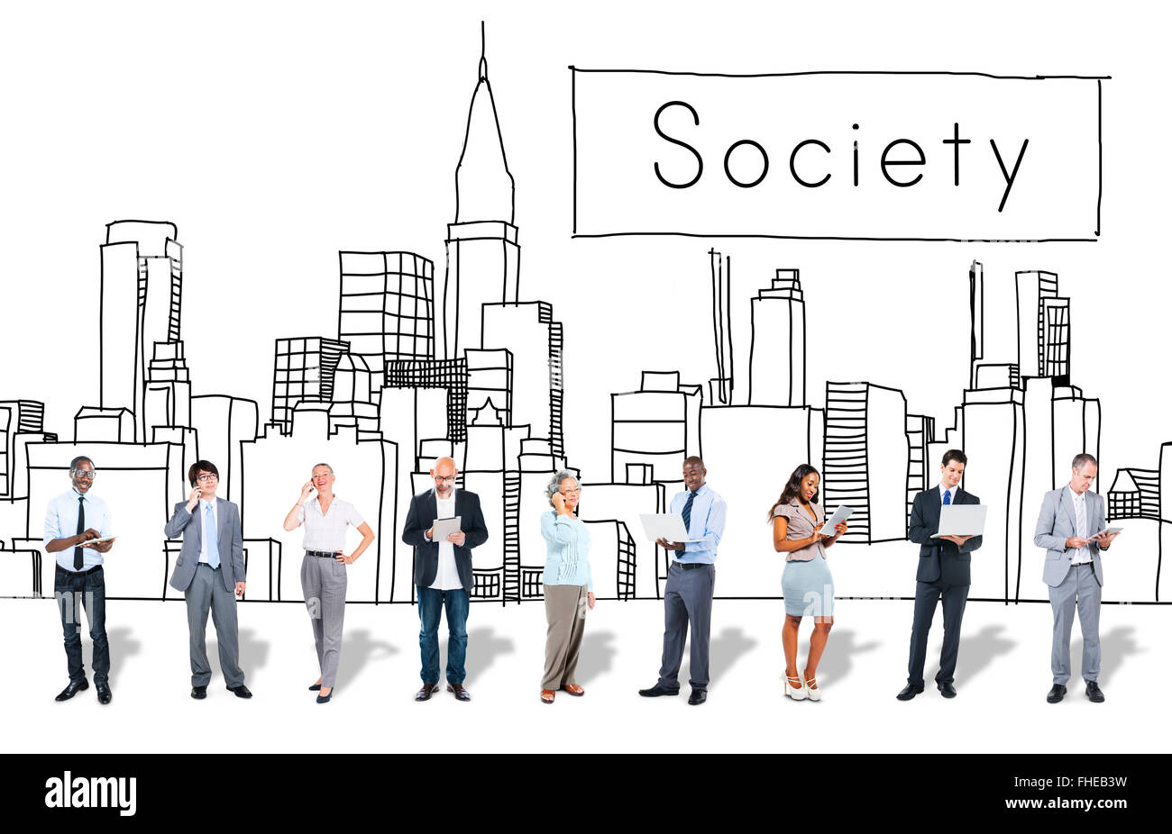 Society Community Unity Network Group Concept Stock Photo Alamy