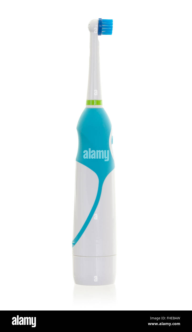 Electric toothbrush isolated on a white background Stock Photo - Alamy