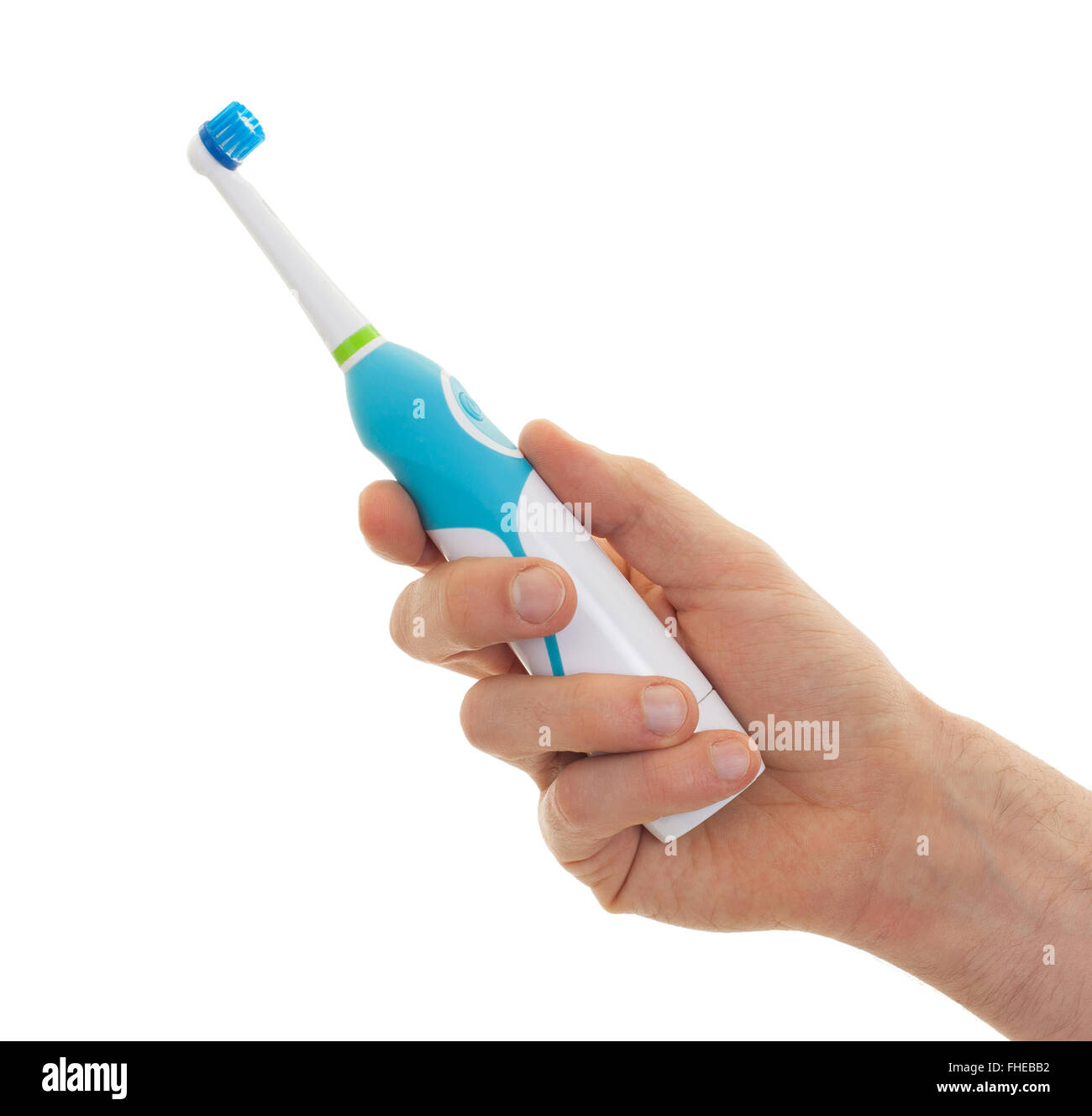Electric toothbrush isolated on a white background Stock Photo - Alamy