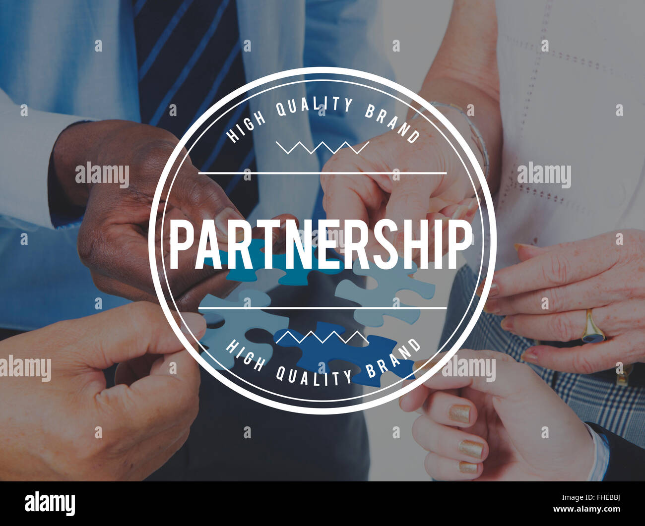 Partners Partnership Alliance Teamwork Unity Concept Stock Photo Alamy