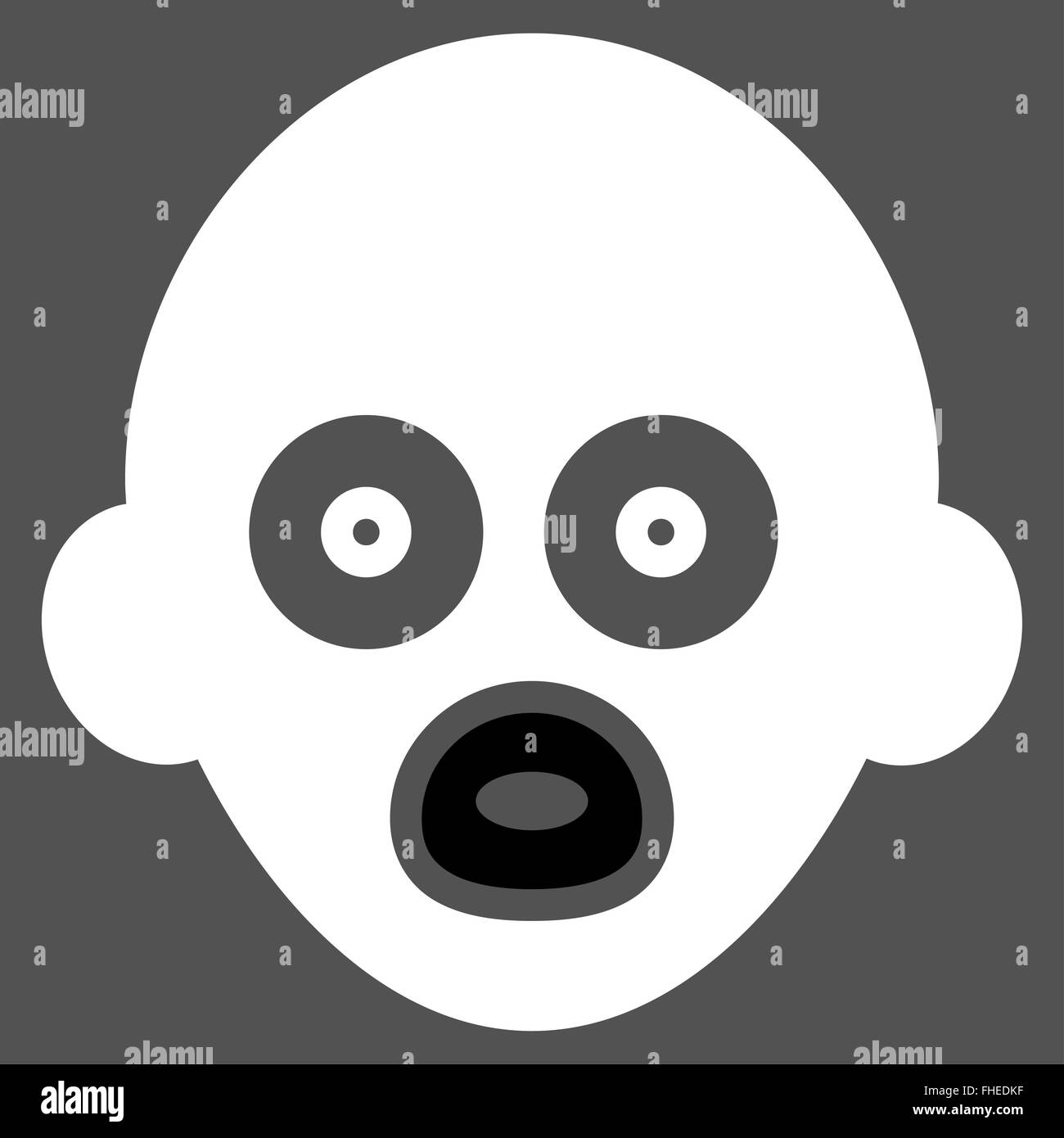Baby Head Icon Stock Photo Alamy