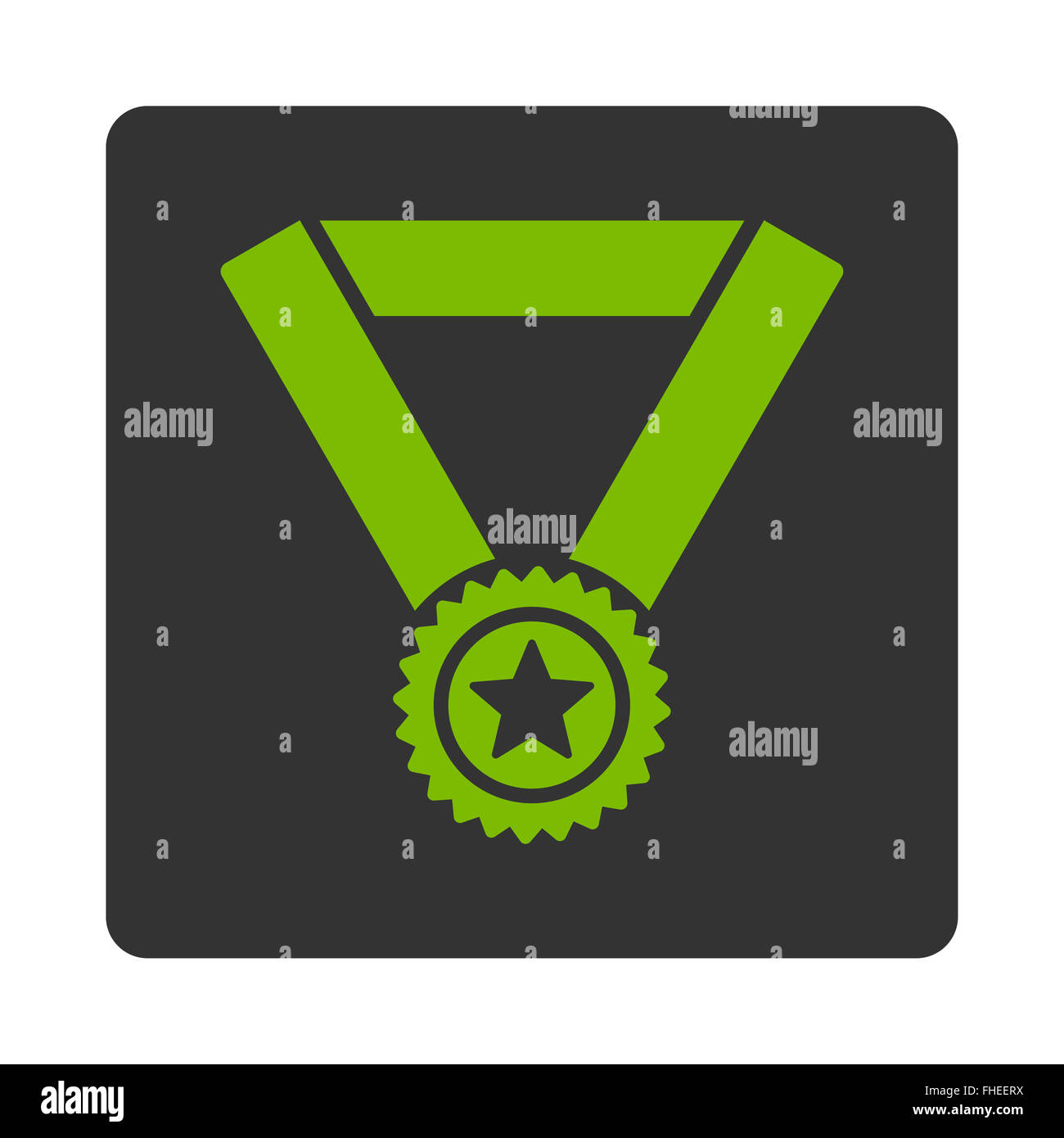 Winner medal icon from Award Buttons OverColor Set Stock Photo - Alamy