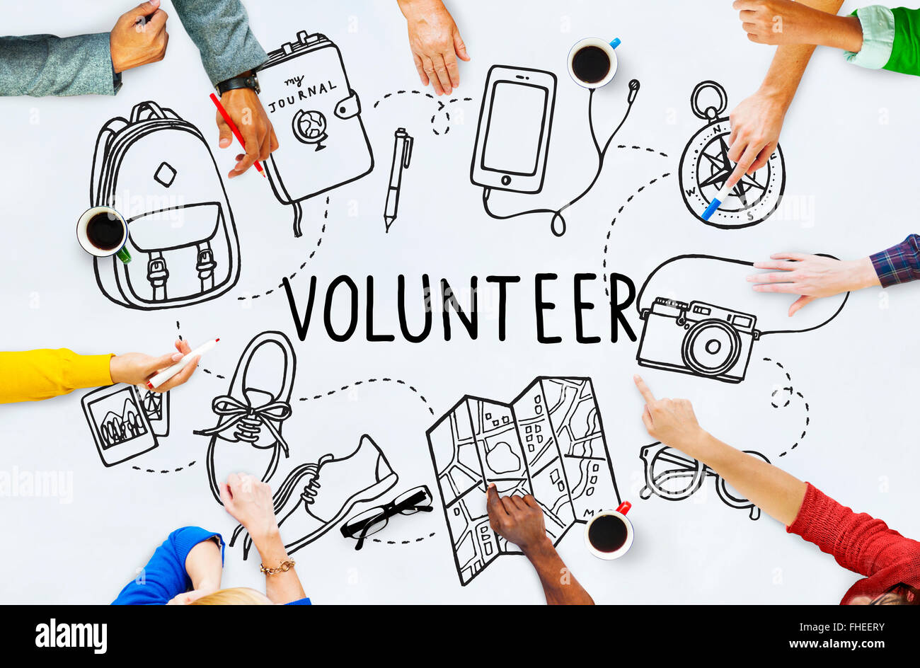 Business Team Meeting Brainstorming Planning Concept Stock Photo - Alamy