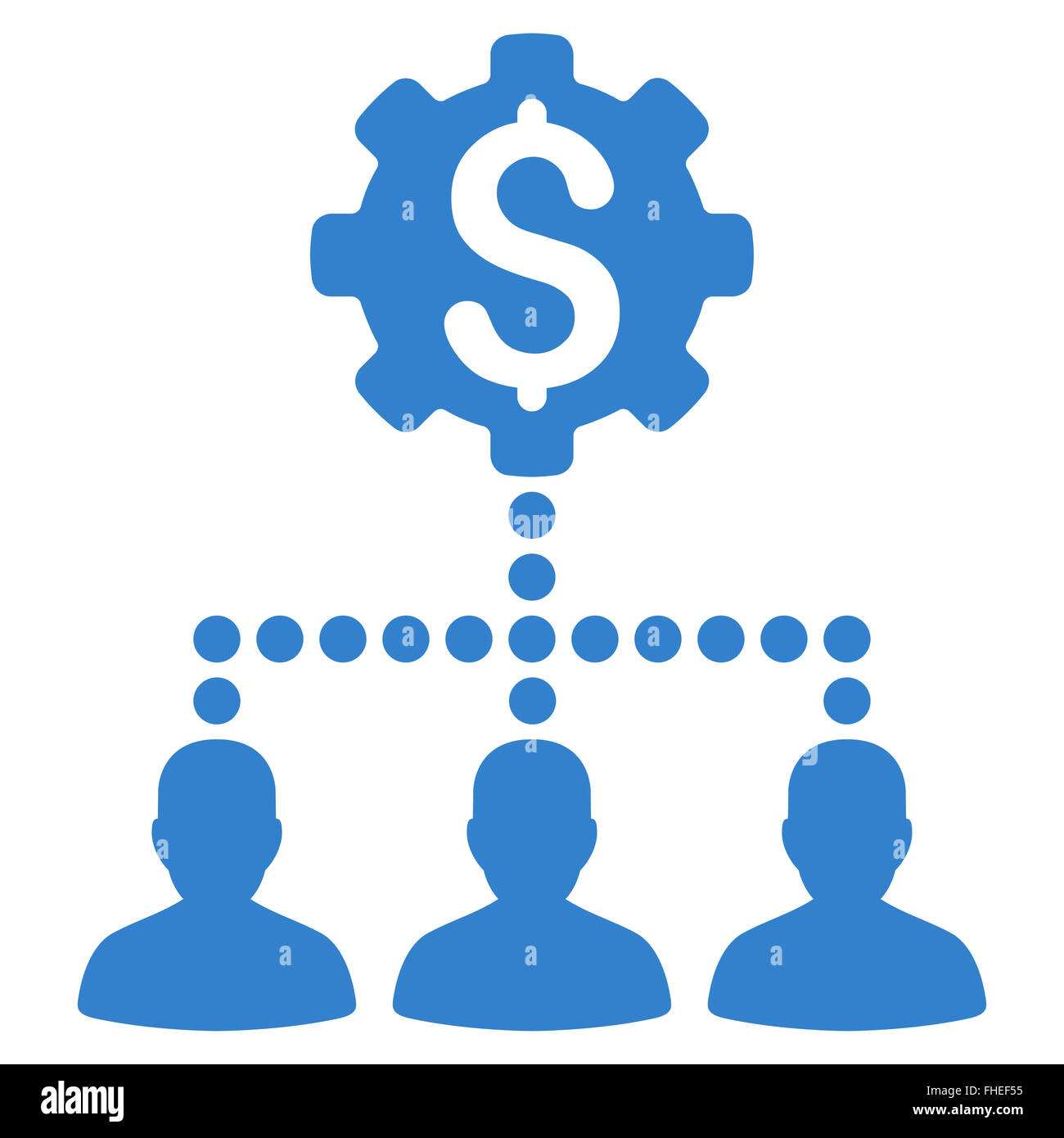 Industrial Bank Clients Icon Stock Photo - Alamy