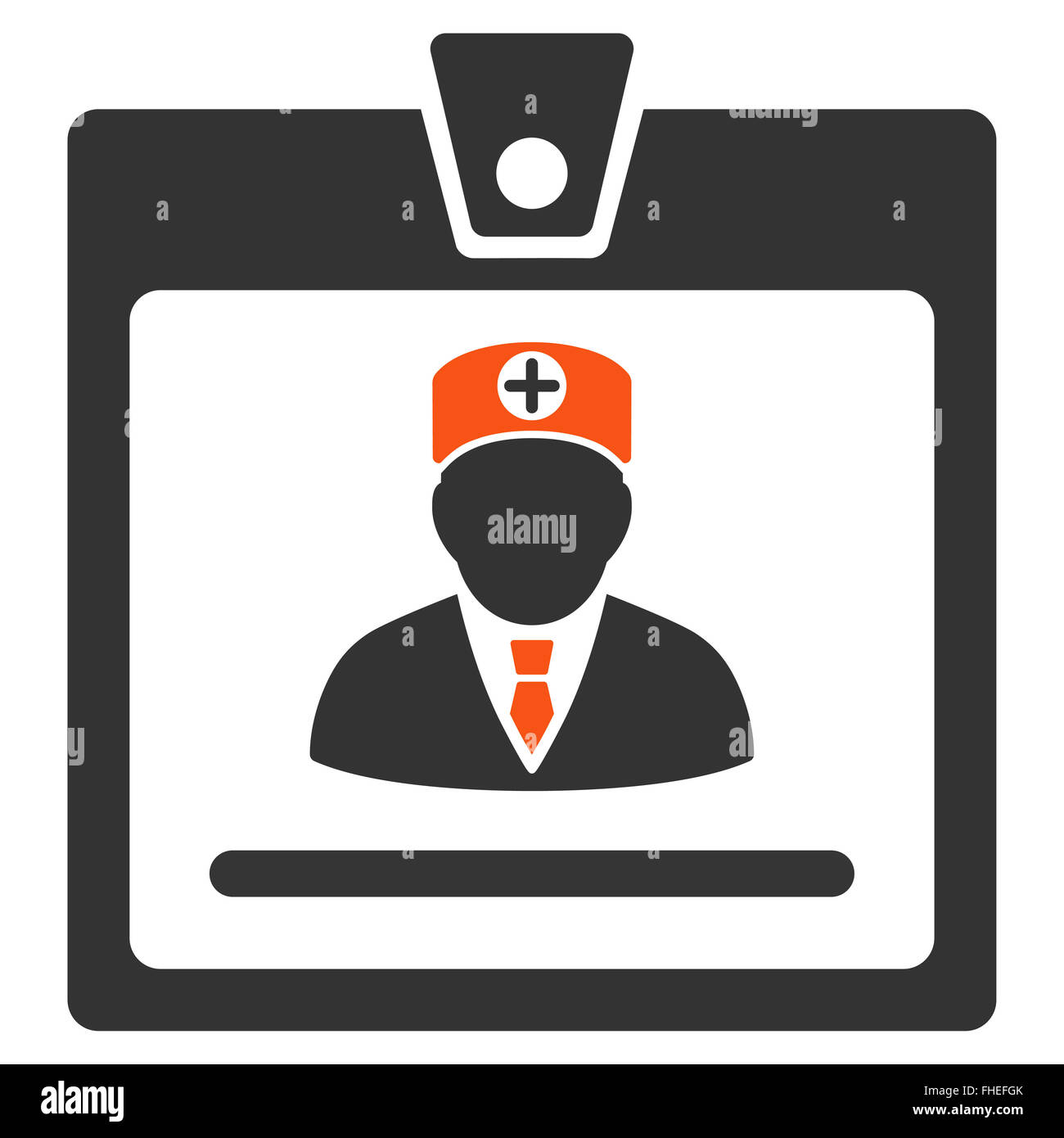 Flat medical doctor icon account hi-res stock photography and images ...