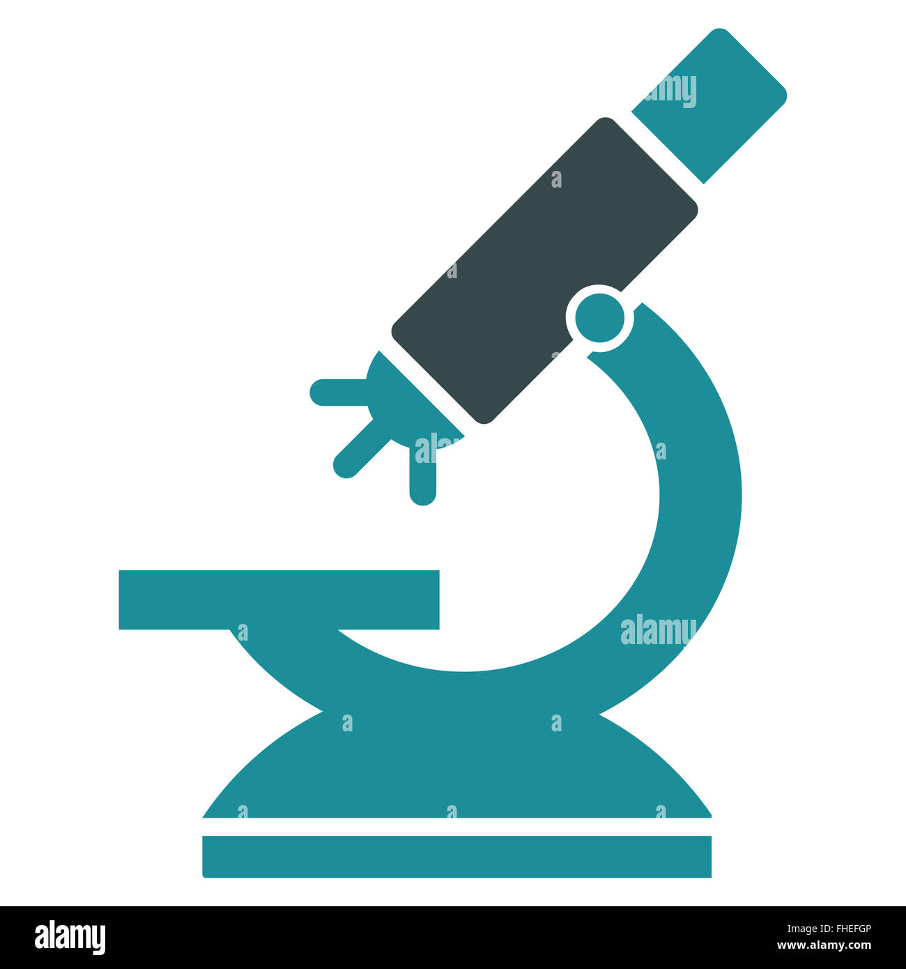Labs Microscope Icon Stock Photo - Alamy