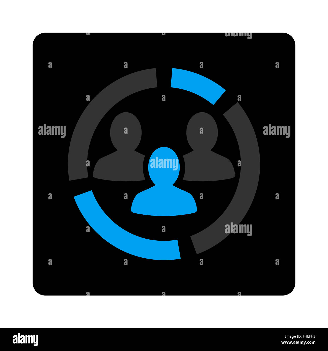 Demography diagram icon Stock Photo - Alamy