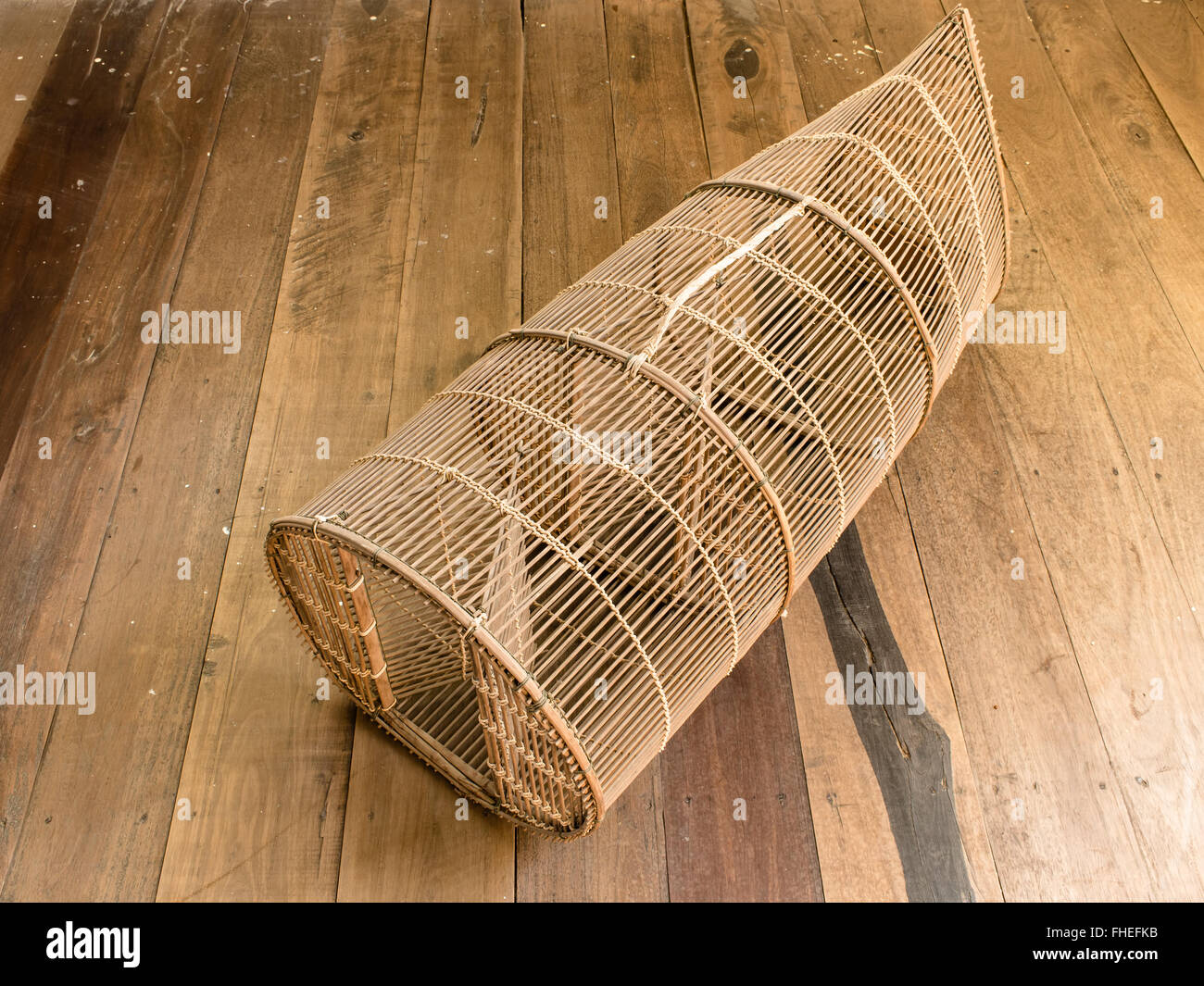 The fish trap in thailand style Stock Photo - Alamy