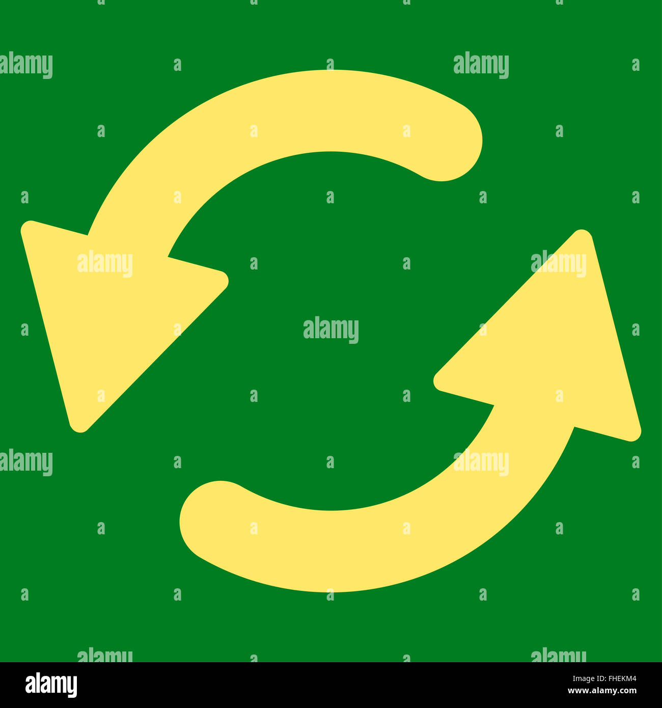 Refresh Ccw flat yellow color icon Stock Photo - Alamy